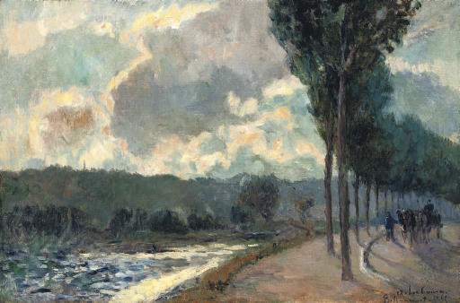 Albert Lebourg — Набережная Сены в Булони, Бийанкур