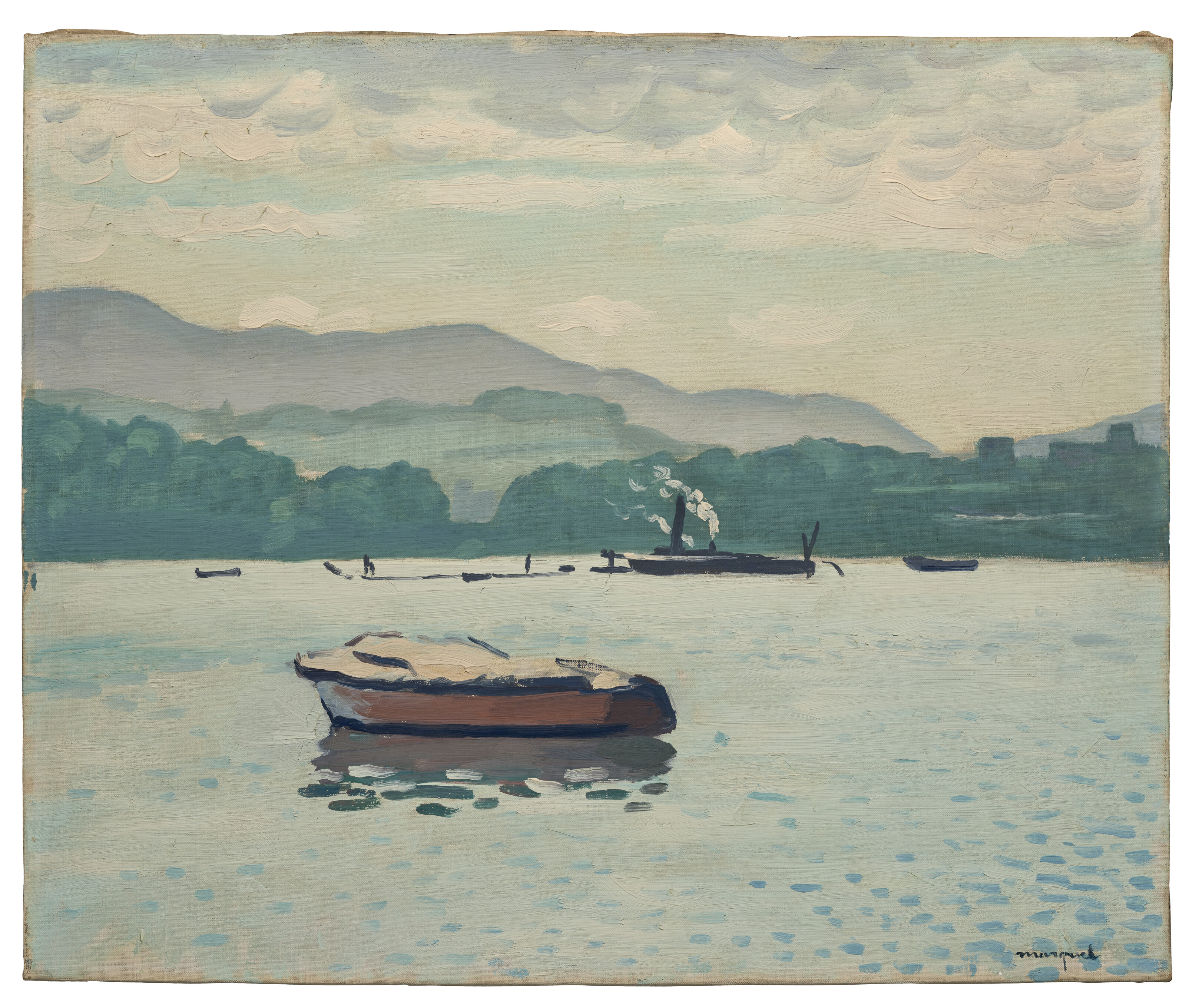Albert Marquet — Автомобильный парк Ле-Кано, залив Шингуди, изображение 2