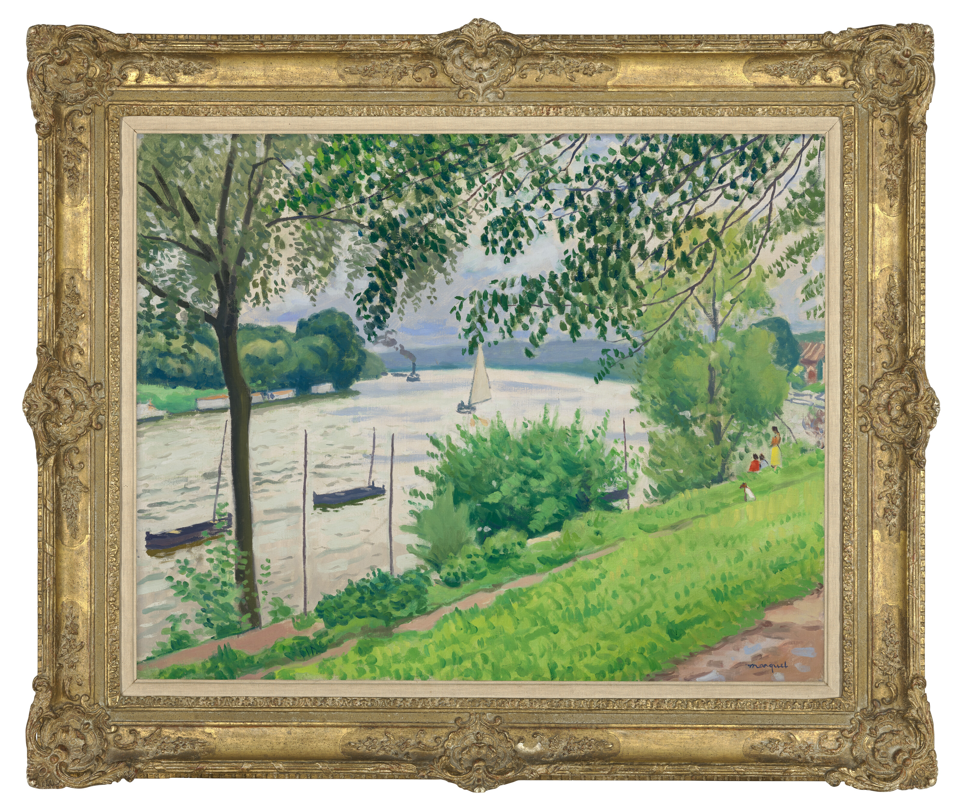 Albert Marquet — Триль, берег Сены, изображение 2