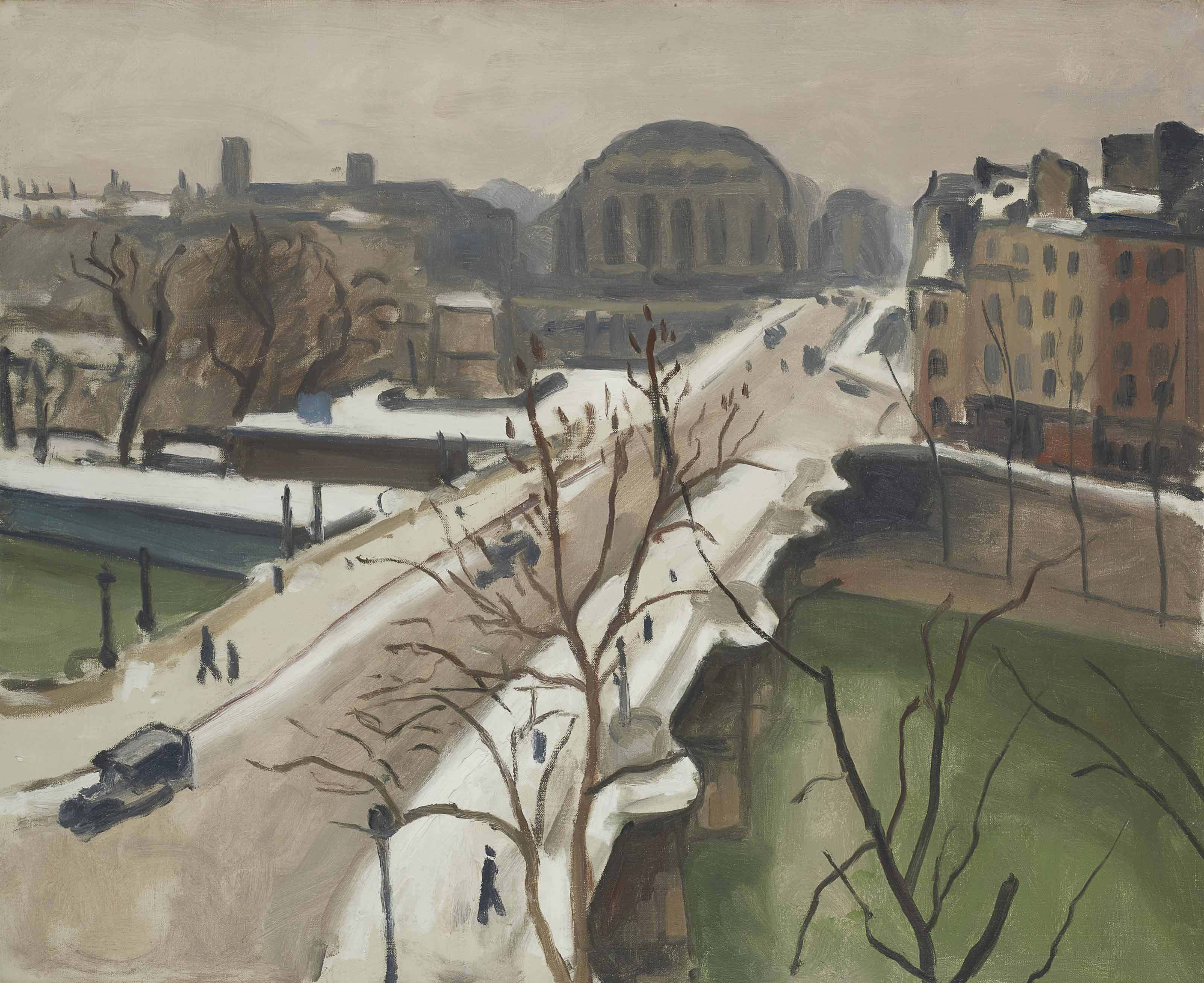 Albert Marquet — Ле-Пон-Неф-су-ла-неж, Париж
