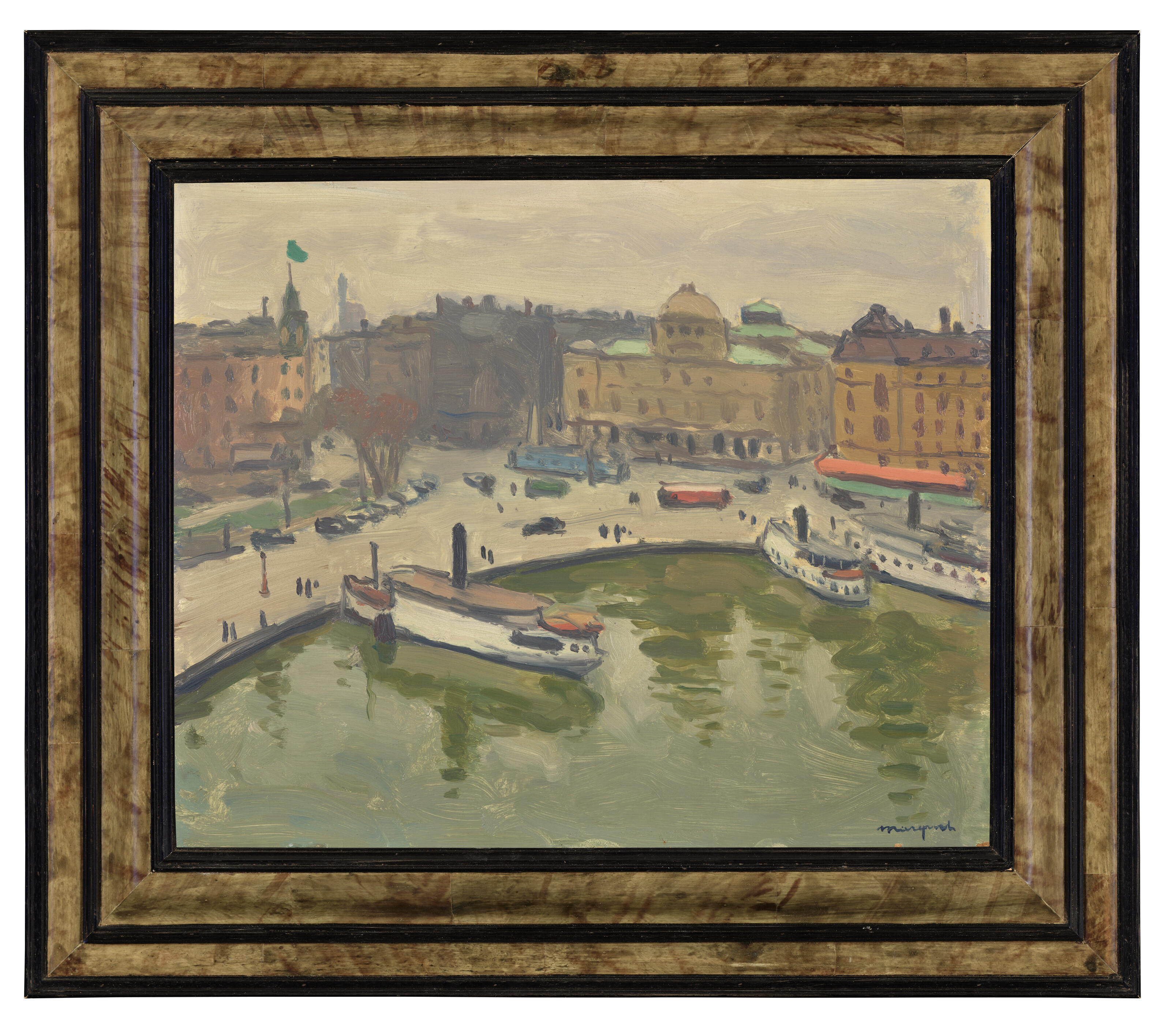 Albert Marquet — Порт Стокгольма, Нюбровикен, главный офис отеля Strand, изображение 4