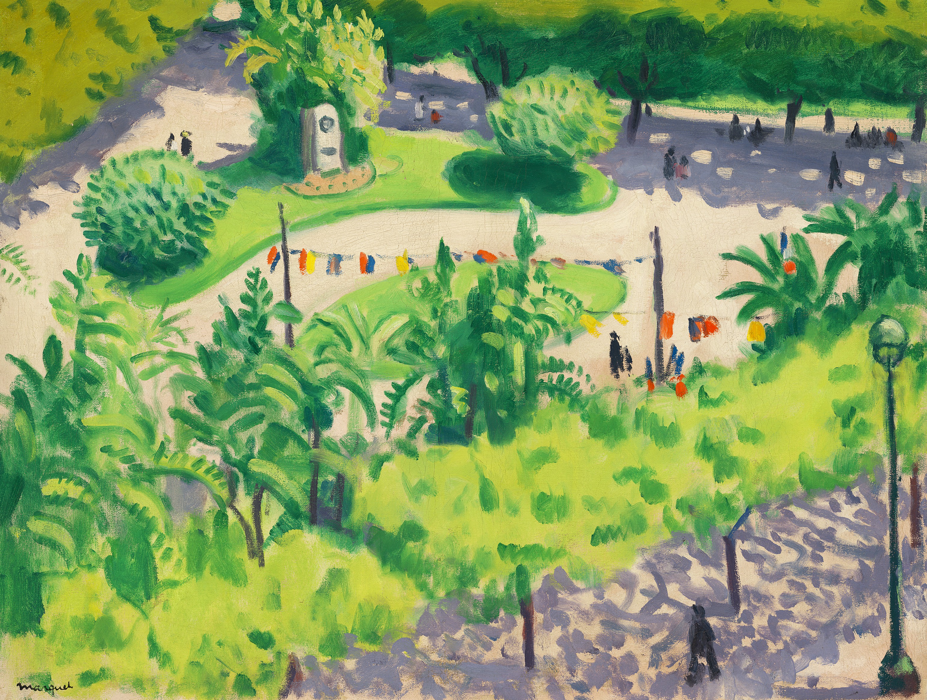 Albert Marquet — Площадь с драпировками
