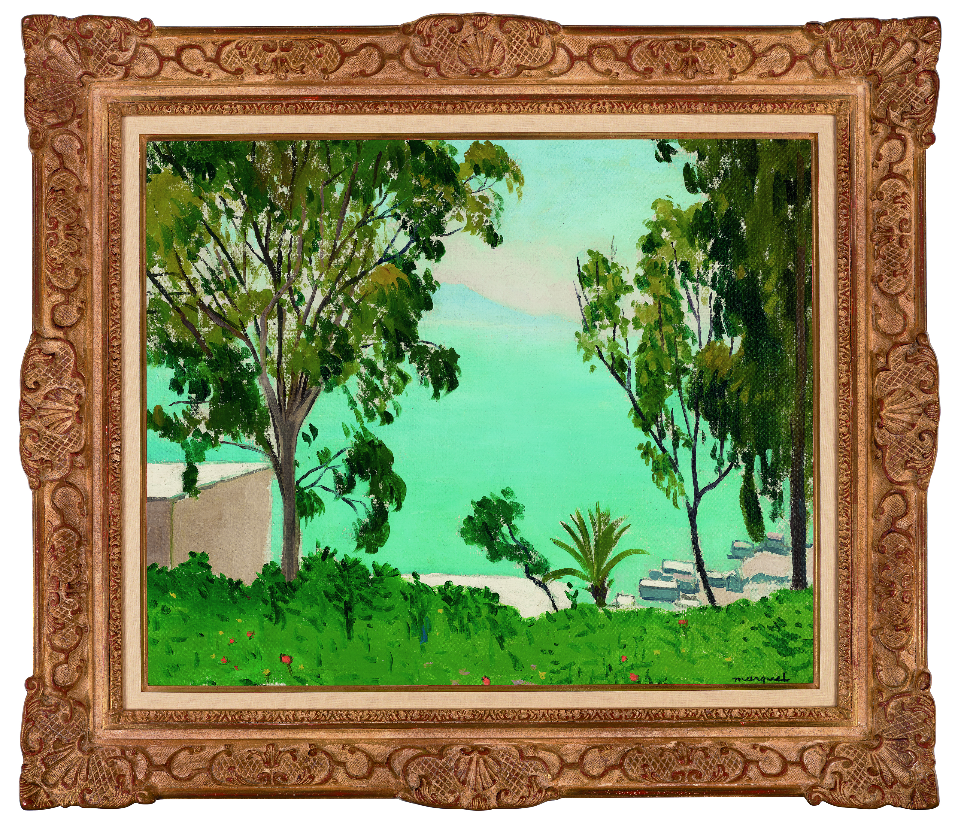 Albert Marquet — Пляж в окружении эвкалиптовых зарослей, изображение 2