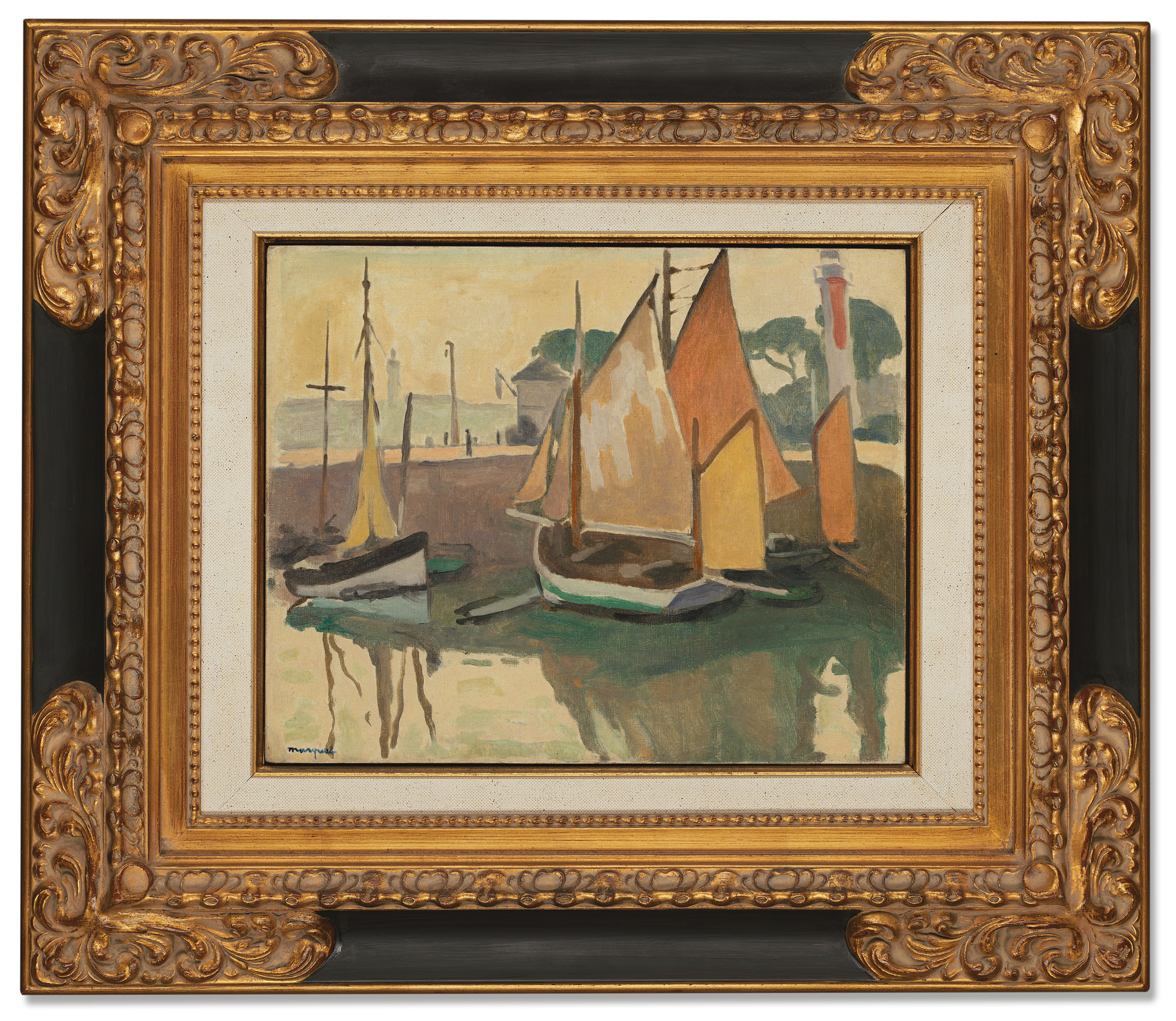 Albert Marquet — Порт-де-Ла-Рошель, Мари-Бассе, изображение 2