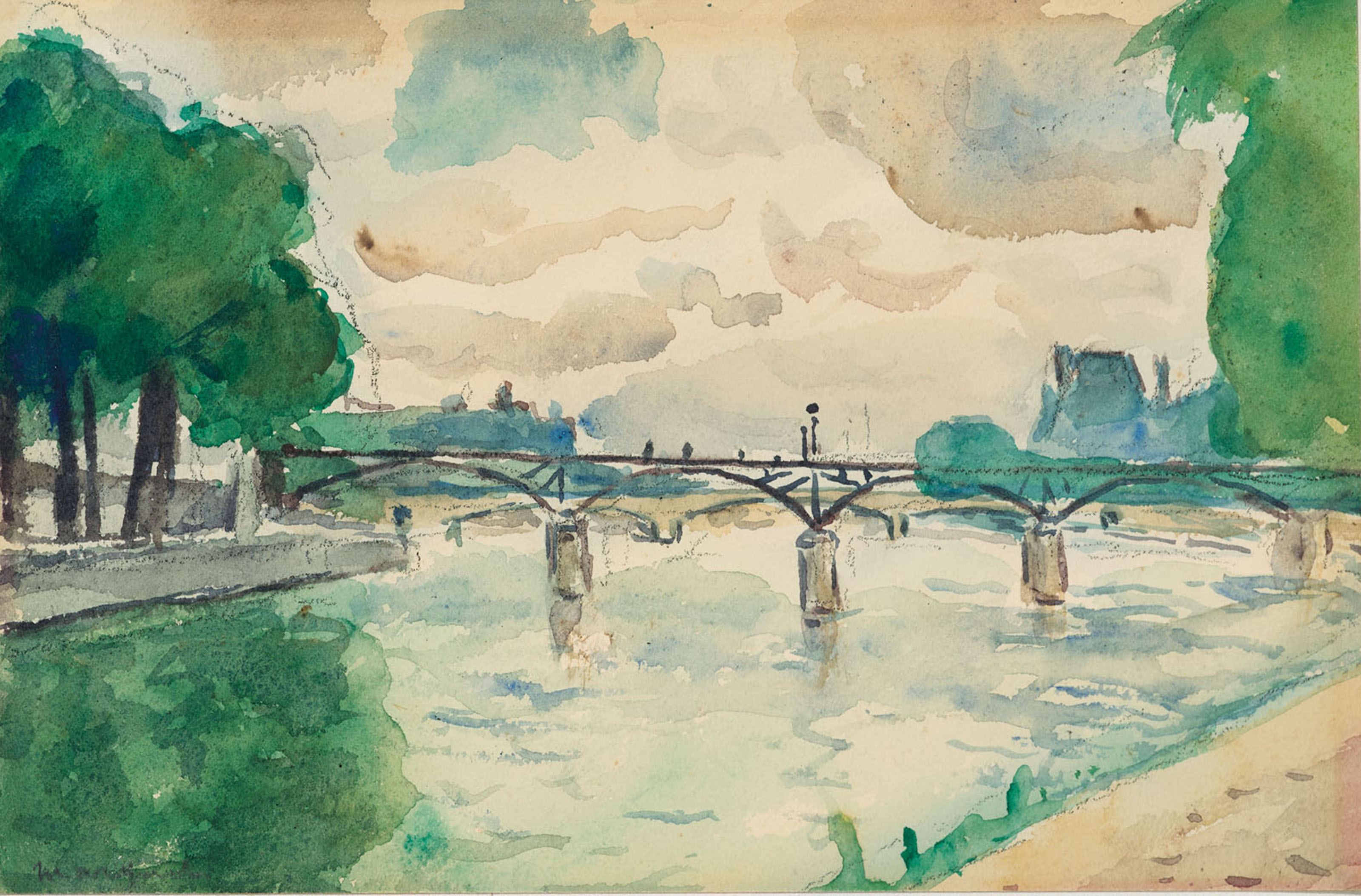 Albert Marquet — Париж, Ла-Пуэнт-дю-Верт-Галант