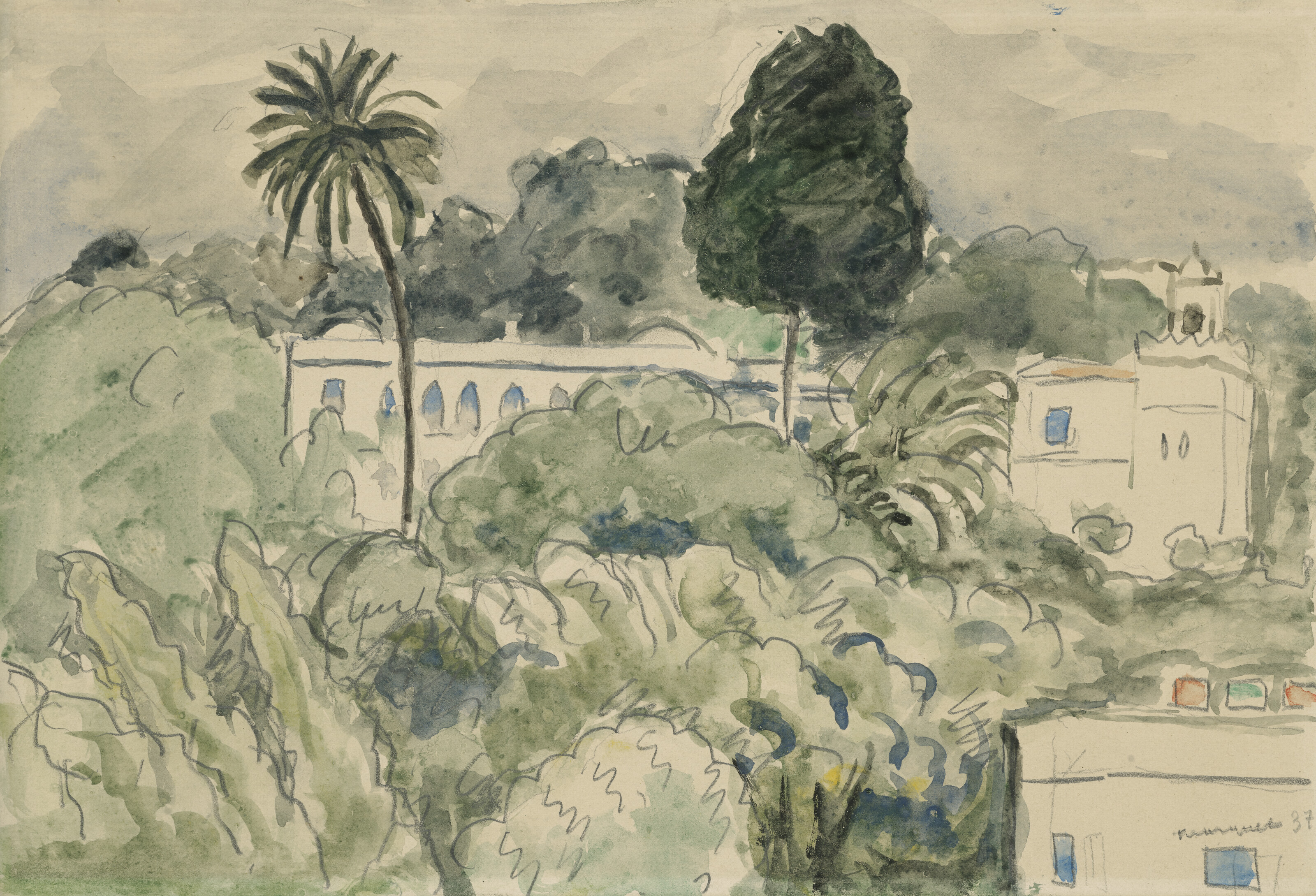 Albert Marquet — Арабский дом, Алжир, изображение 1