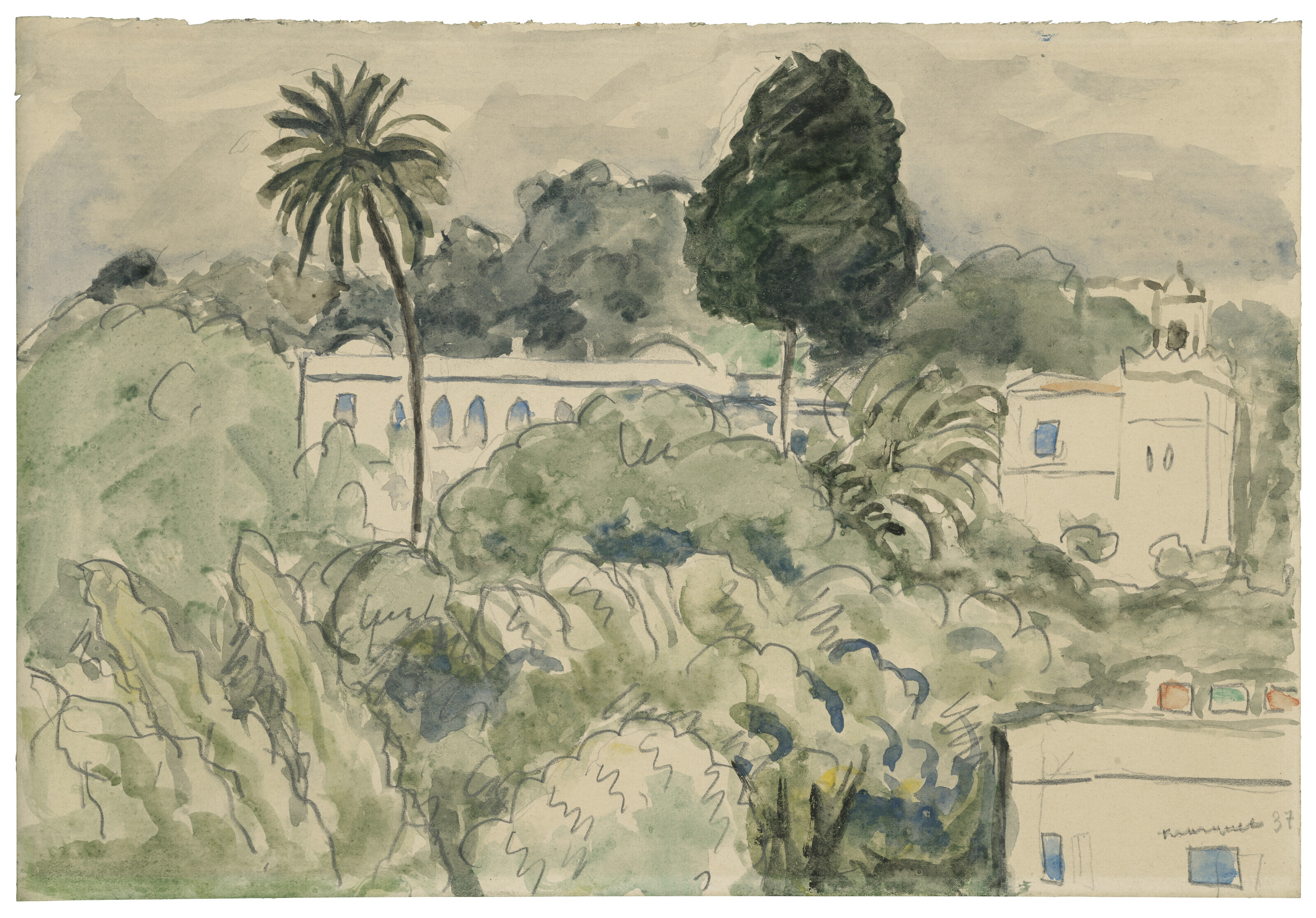 Albert Marquet — Арабский дом, Алжир, изображение 2