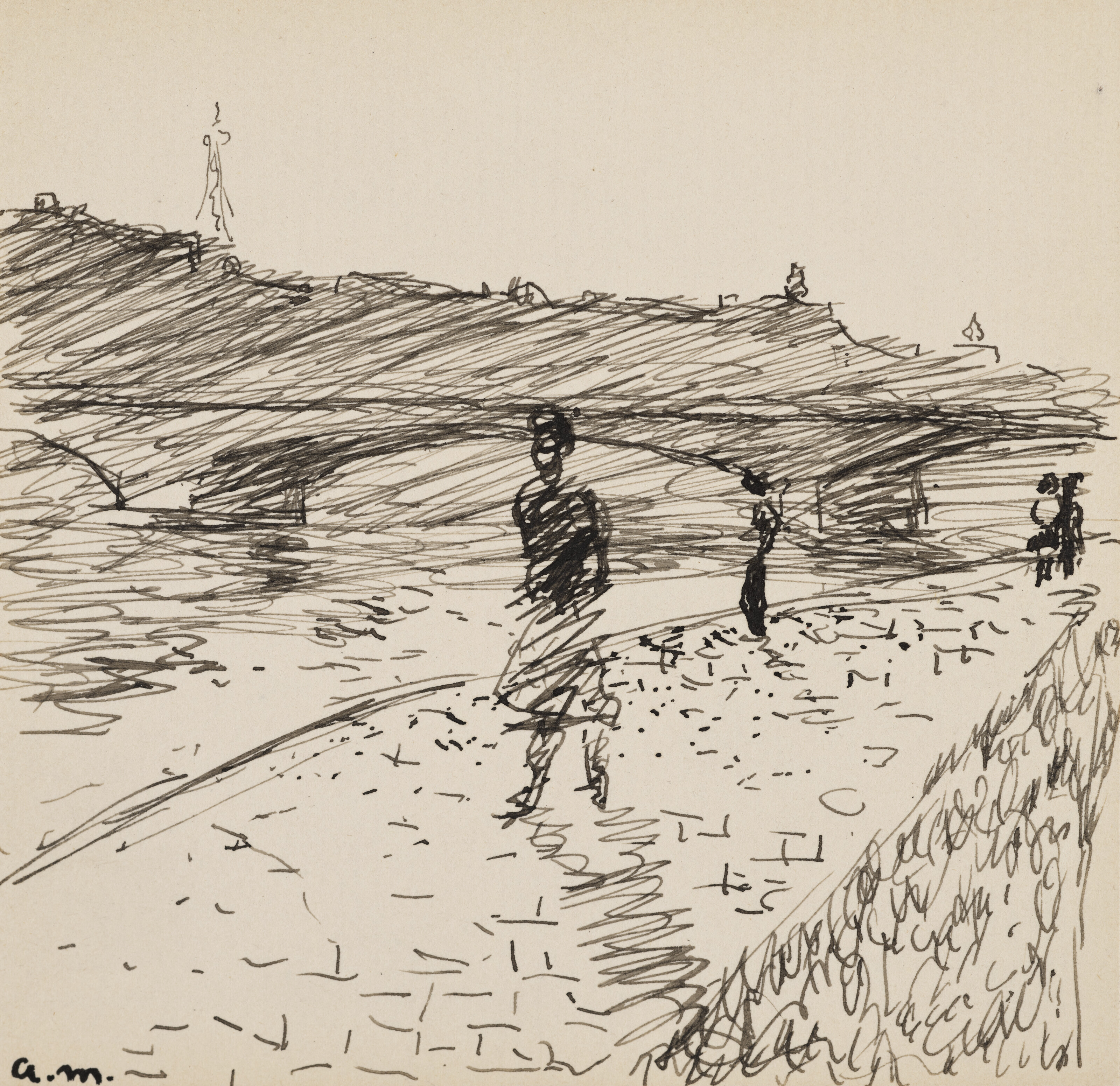Albert Marquet — Набережная Сен-Мишель, Париж (i) ; Мост а-Париж, Пассан (ii), изображение 6