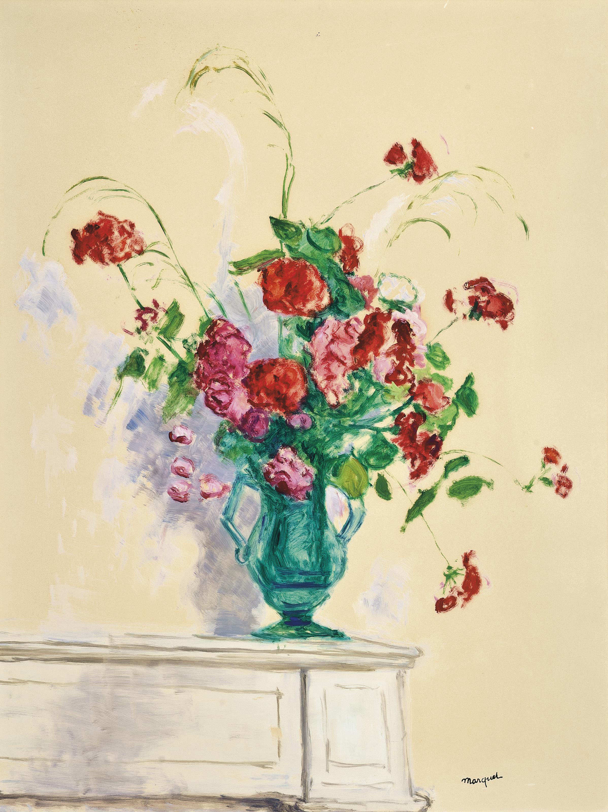 Albert Marquet — Букет в настоящей вазе, Алжир