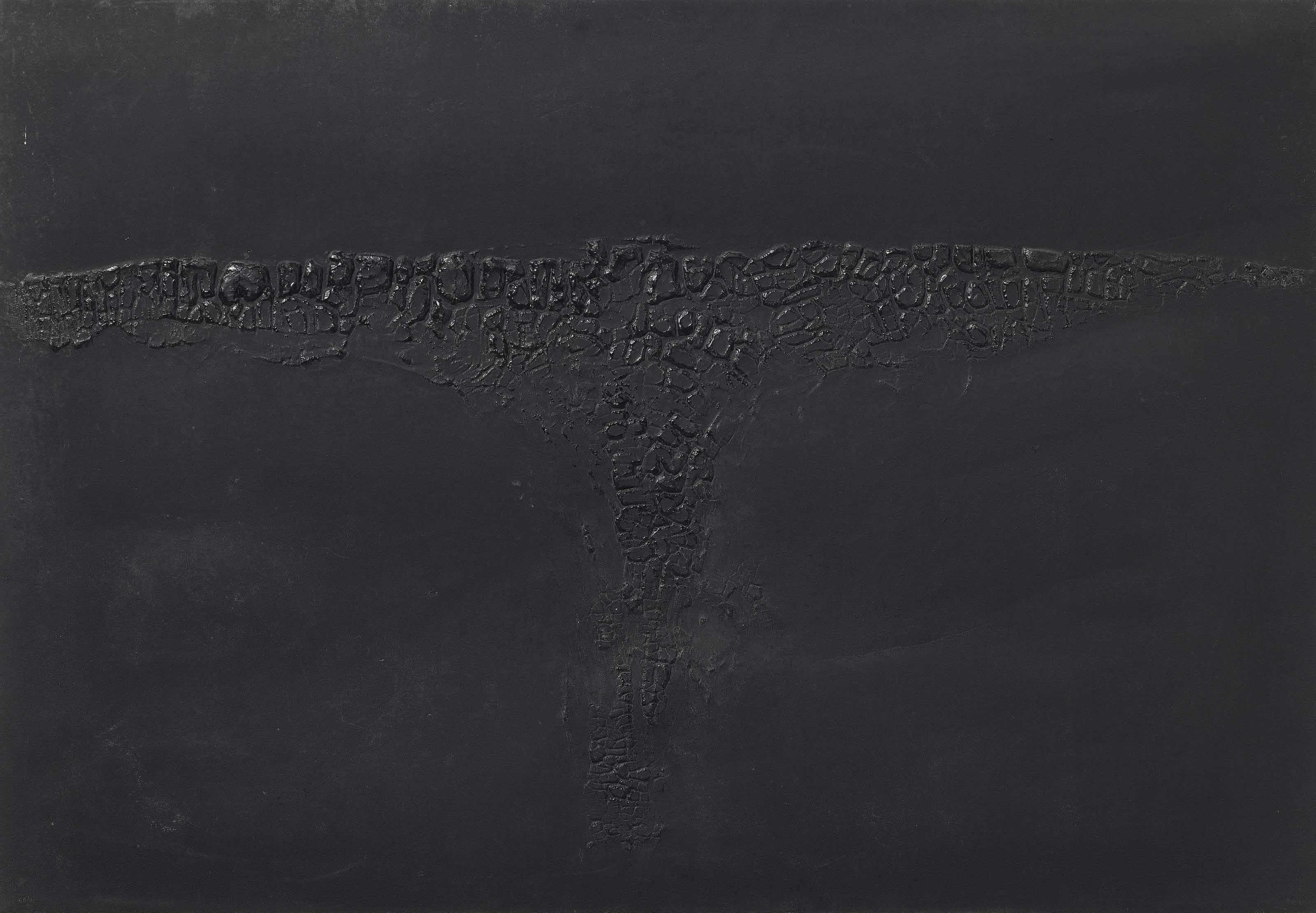 Alberto Burri — Кретто неро F