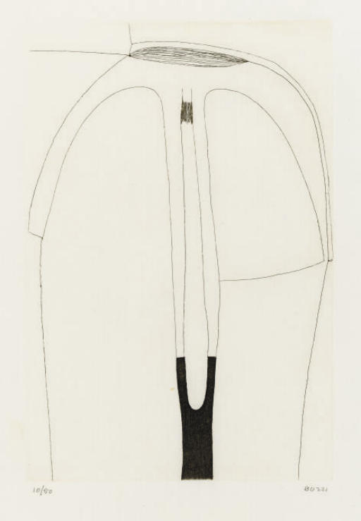 Alberto Burri — Аквафорте 2, из серии аквафорте 7 (стр. 135)