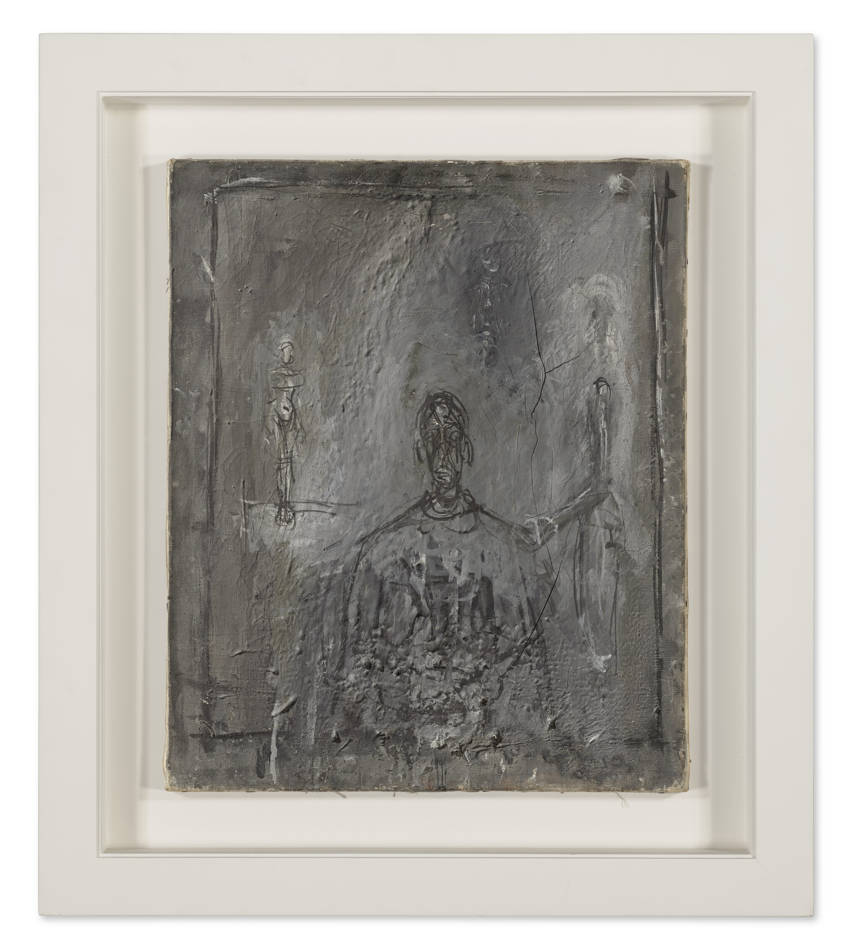 Alberto Giacometti — Бюст человека и две фигуры, лицо и профиль, изображение 2