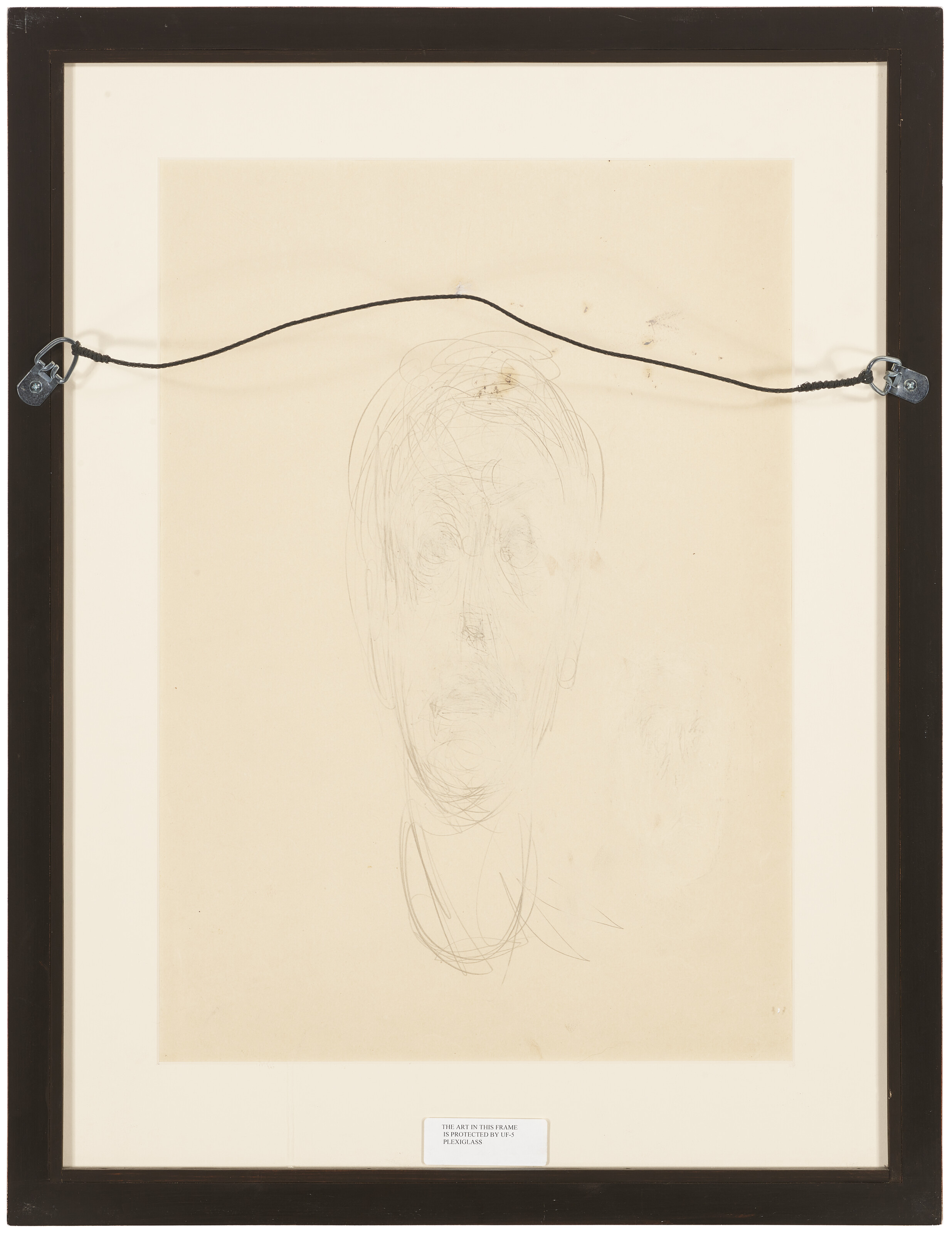 Alberto Giacometti — Тет-а-тет с Диего и его возлюбленной (прямая линия); Тет-а-тет (оборотная сторона), изображение 4
