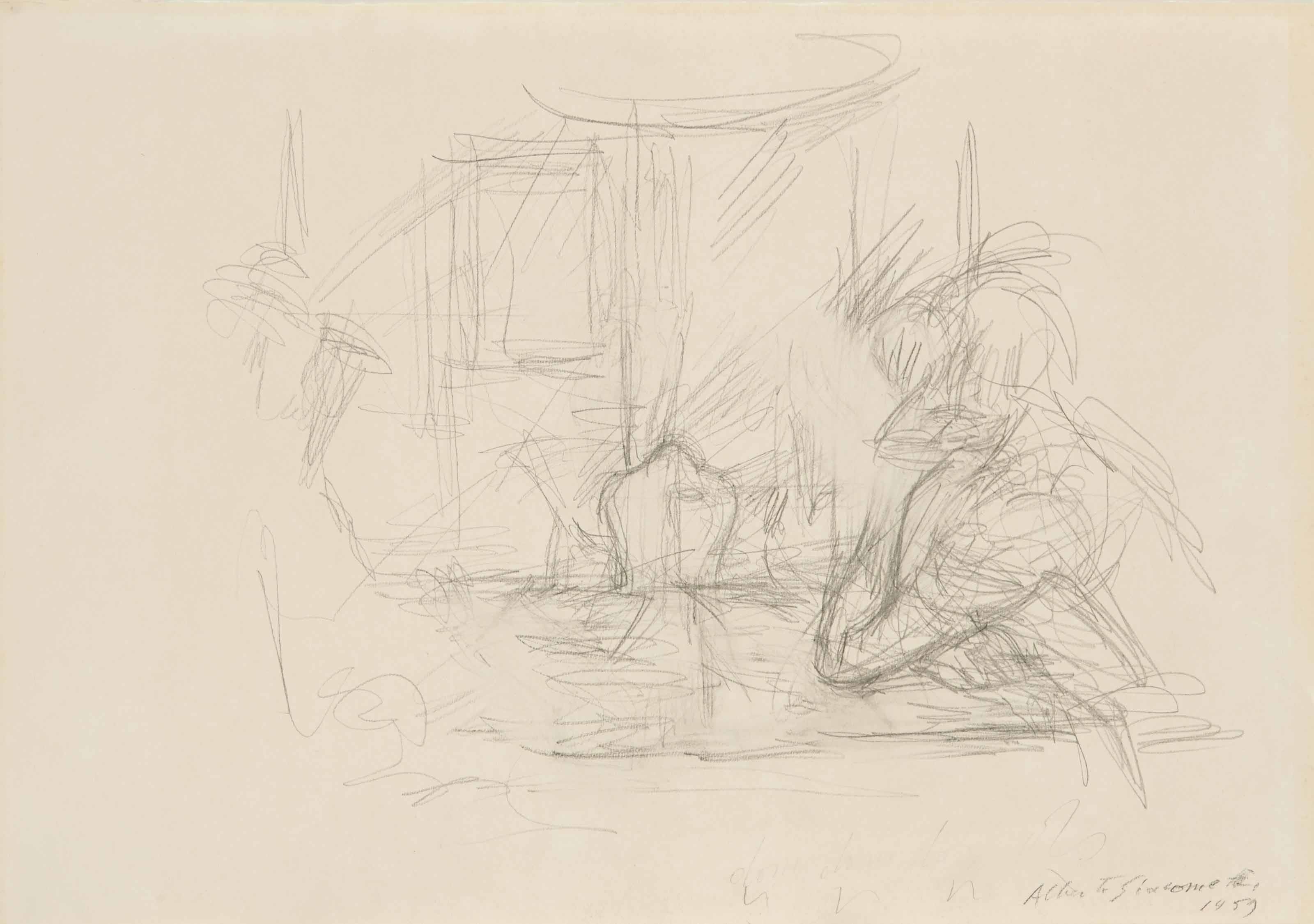 Alberto Giacometti — Женская одежда и образ из Малохи