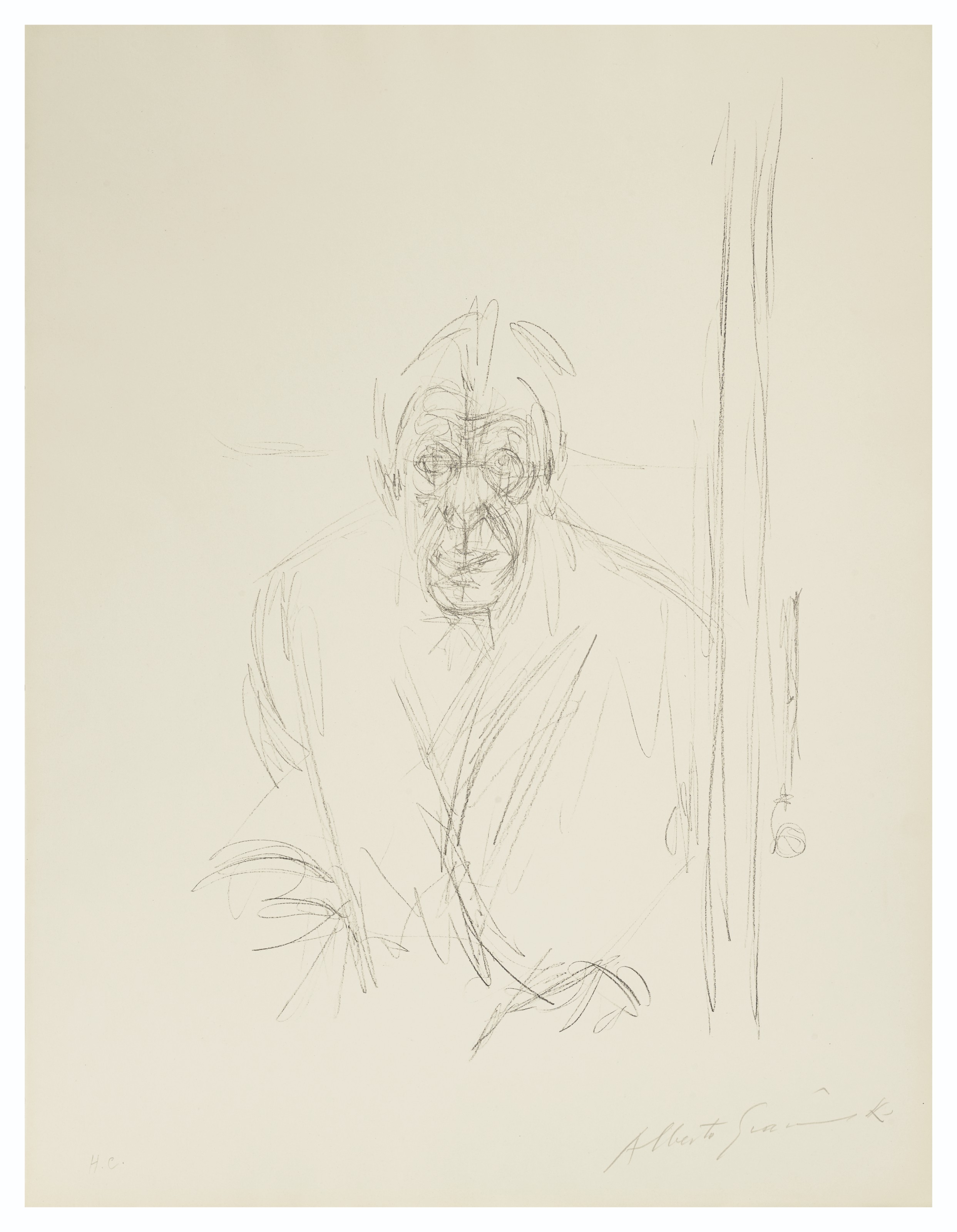 Alberto Giacometti — Автопортрет