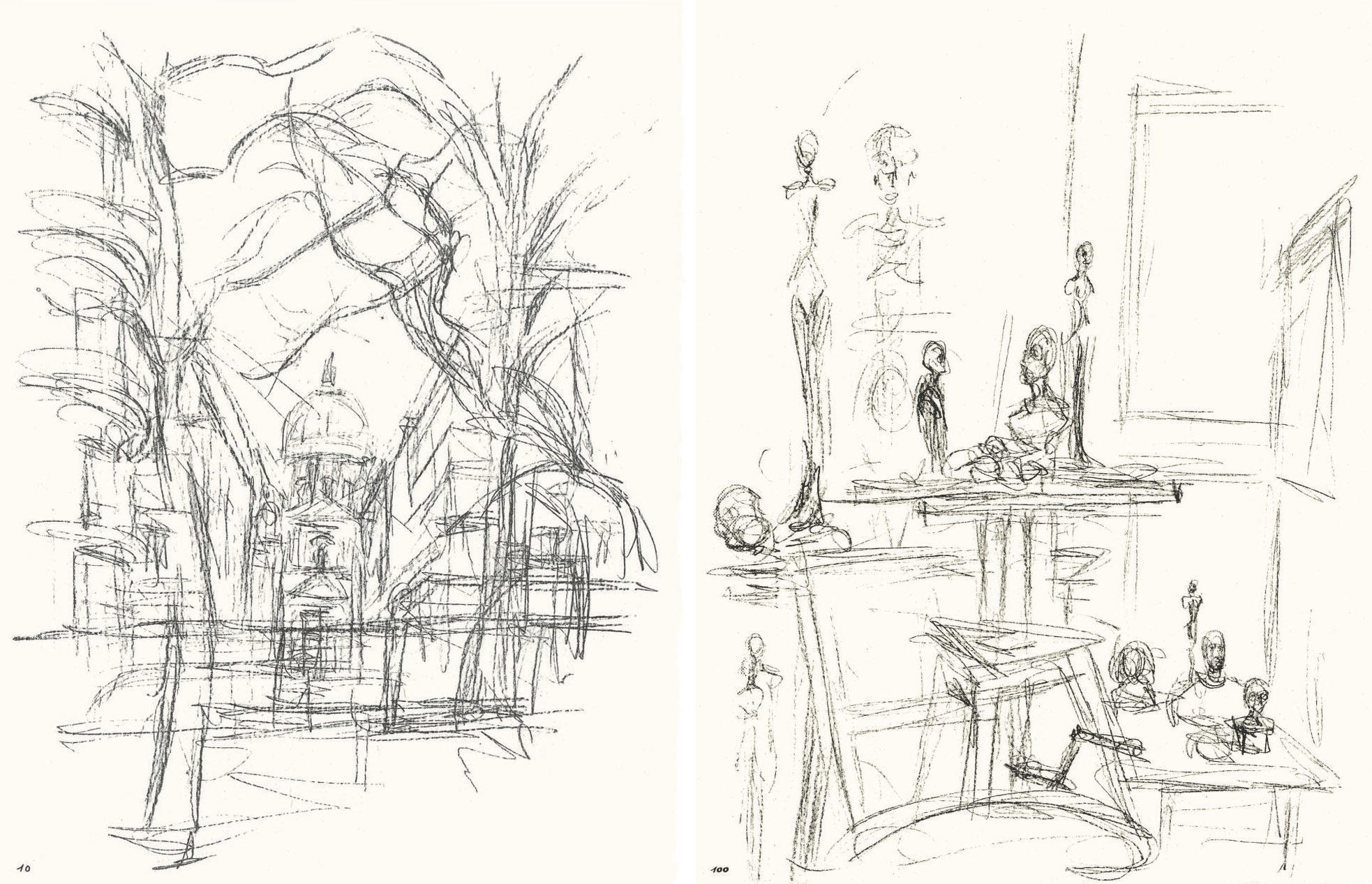 Alberto Giacometti — "Париж без конца", редакция Tériade, Париж, 1969 (л. 204-353)