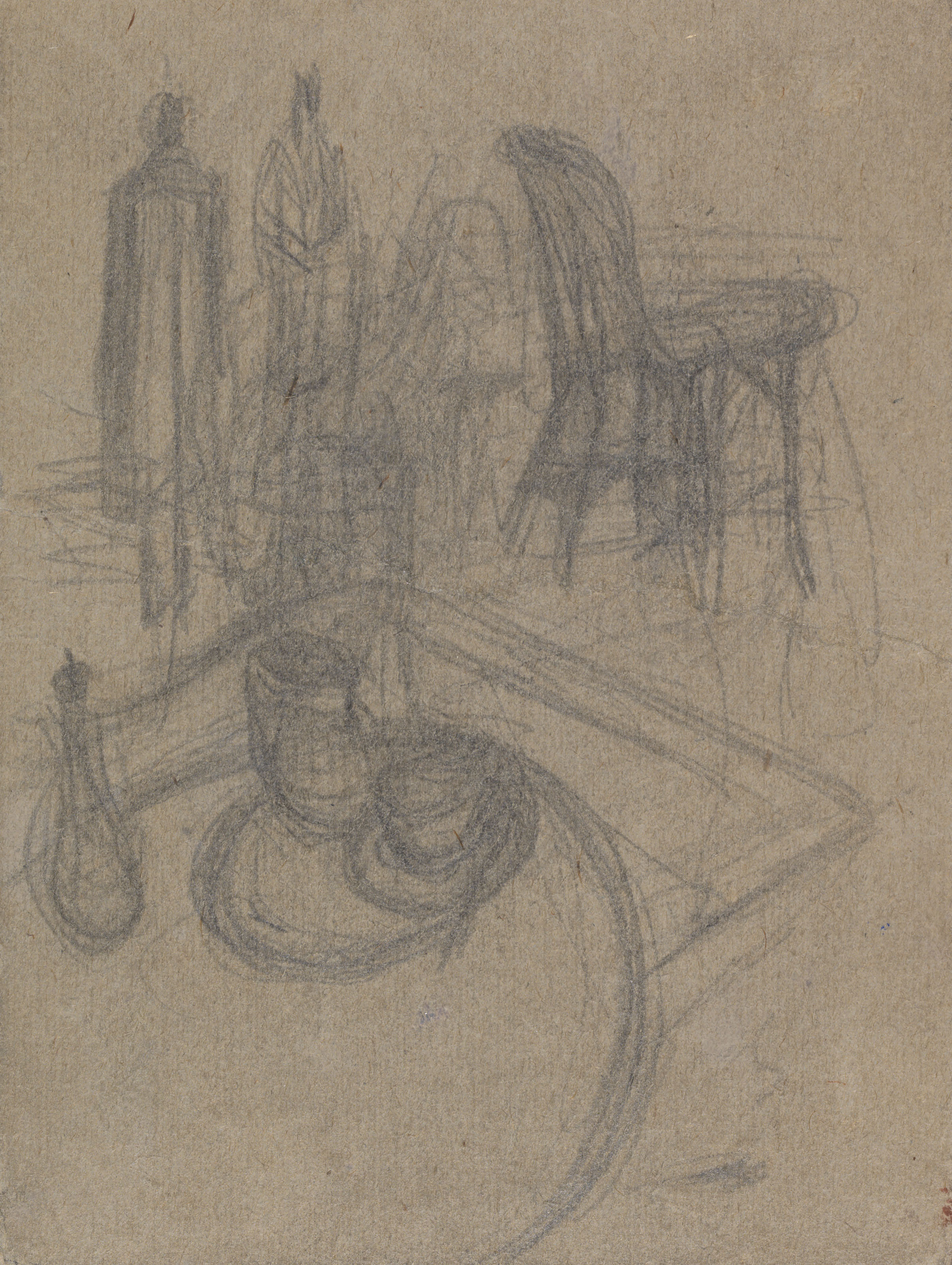 Alberto Giacometti — Сцена из жизни других персонажей кафе