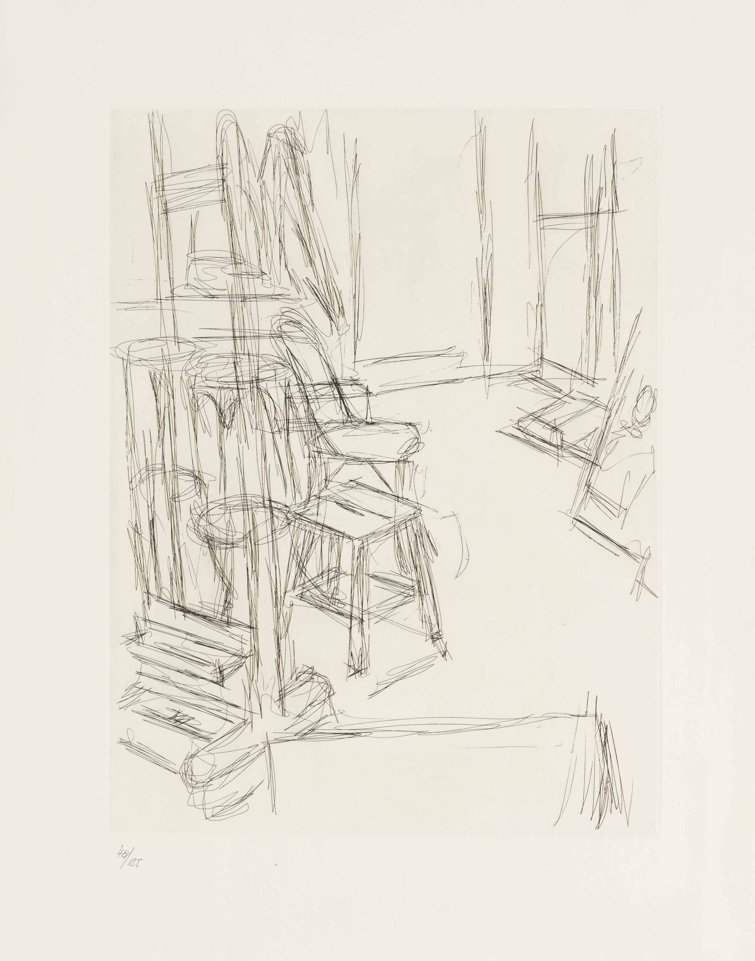 Alberto Giacometti — Ателье на шевале, 1965 год