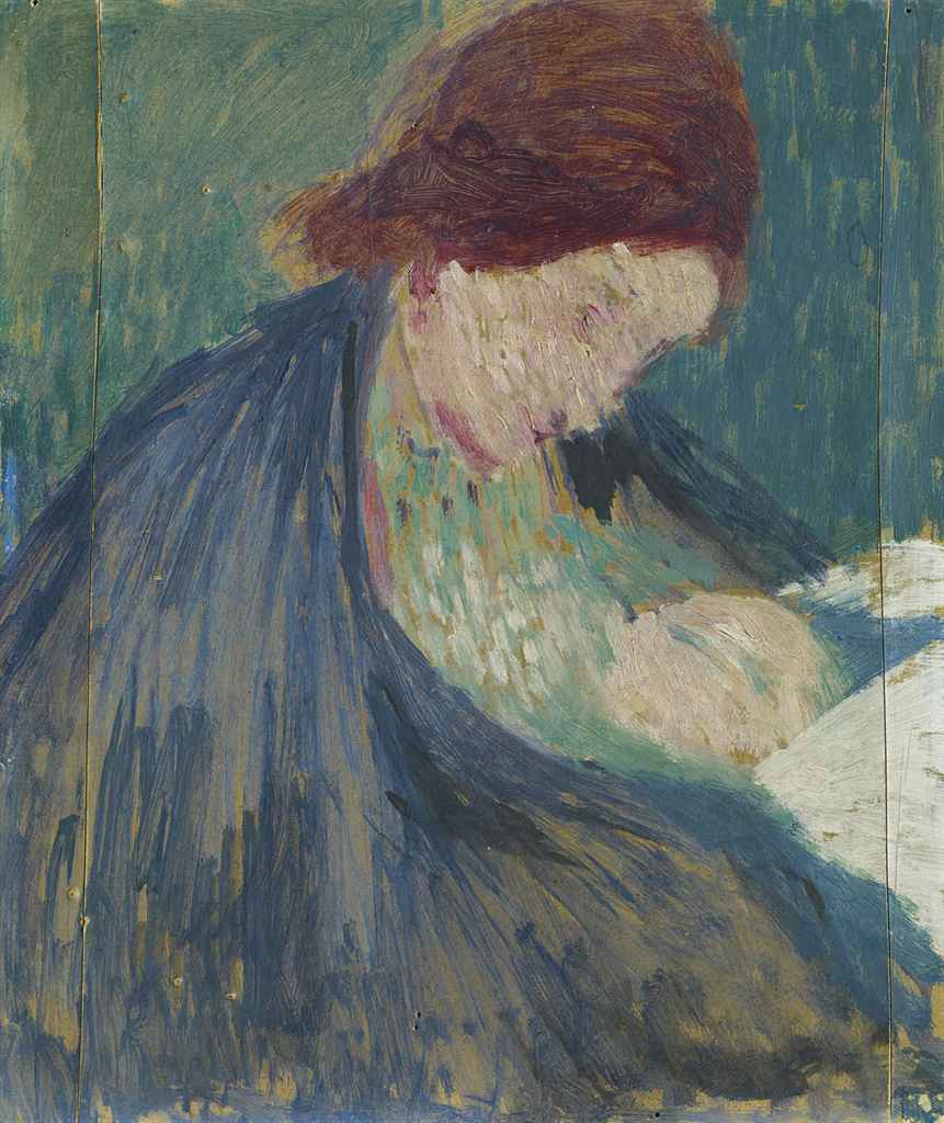 Alberto Giacometti — Разговор и доброта (Аннетта Джакометти и Альберто), 1901
