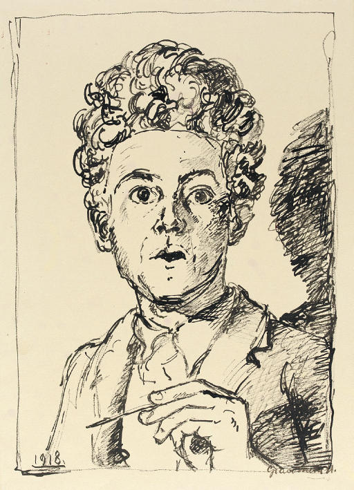 Alberto Giacometti — Автопортрет на фото