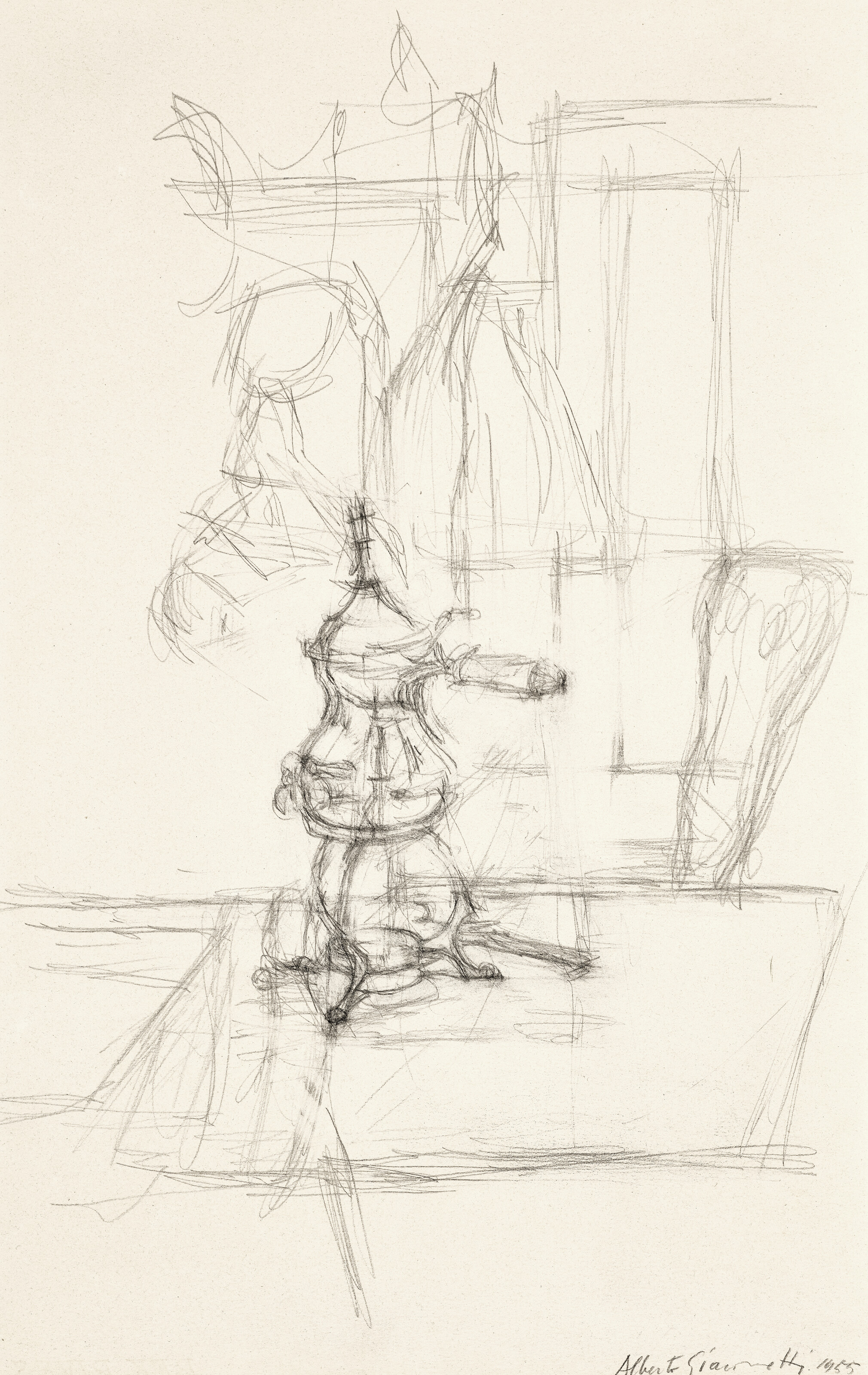 Alberto Giacometti — Кафе в Стампе