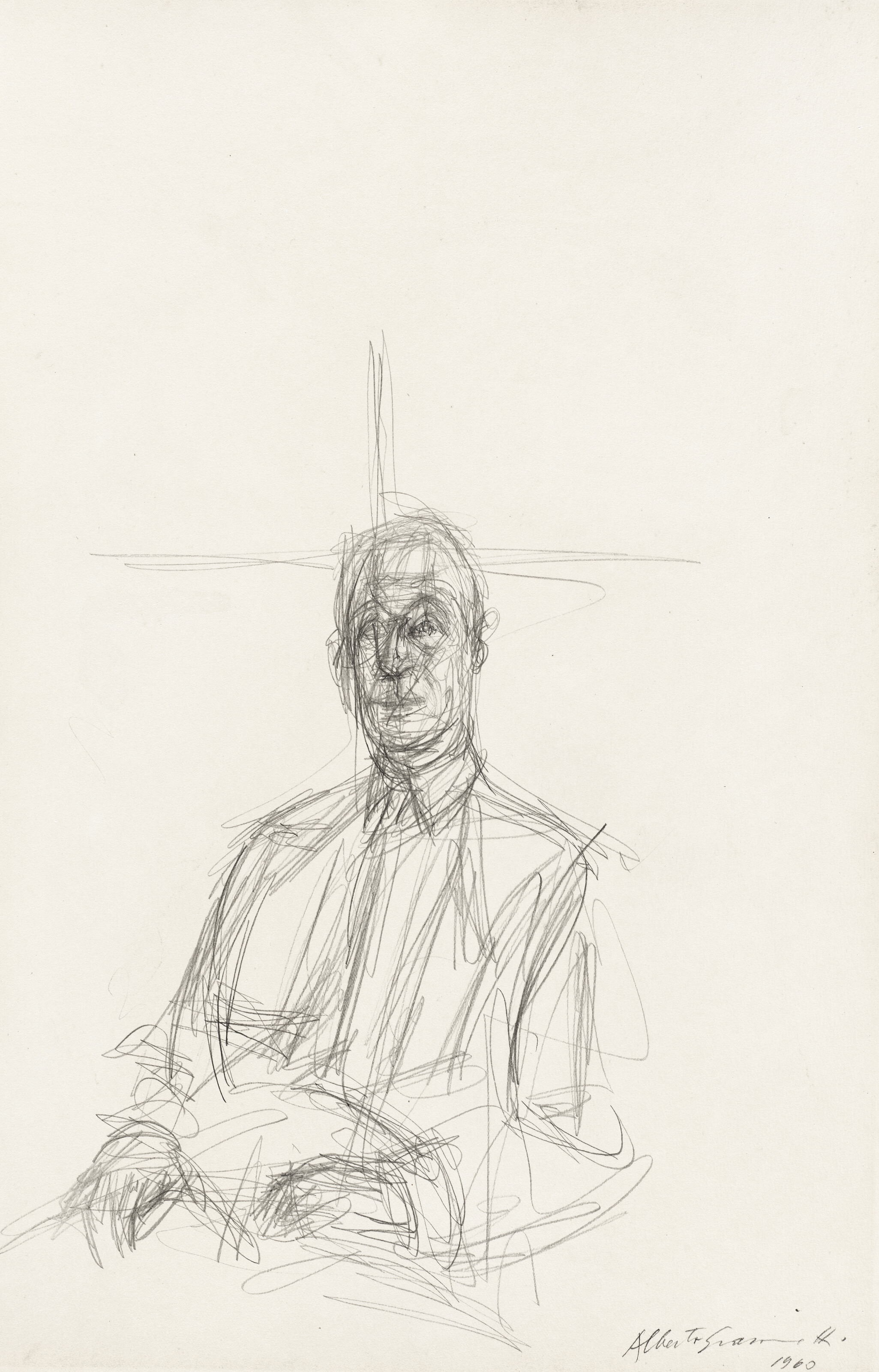Alberto Giacometti — Портрет Джона Ревальда