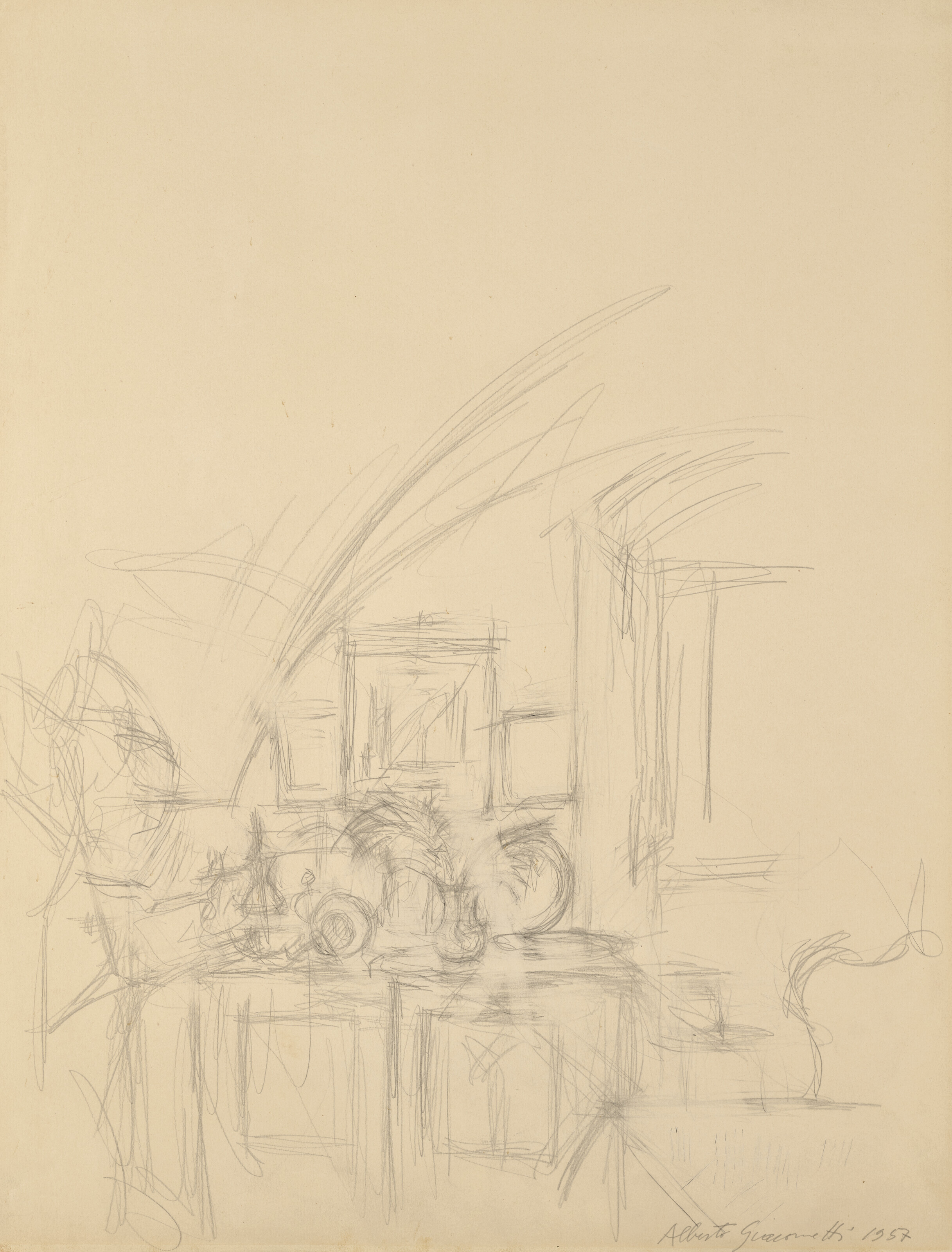 Alberto Giacometti — Шведский стол в стиле "Стампа" (4795 австралийских долларов)