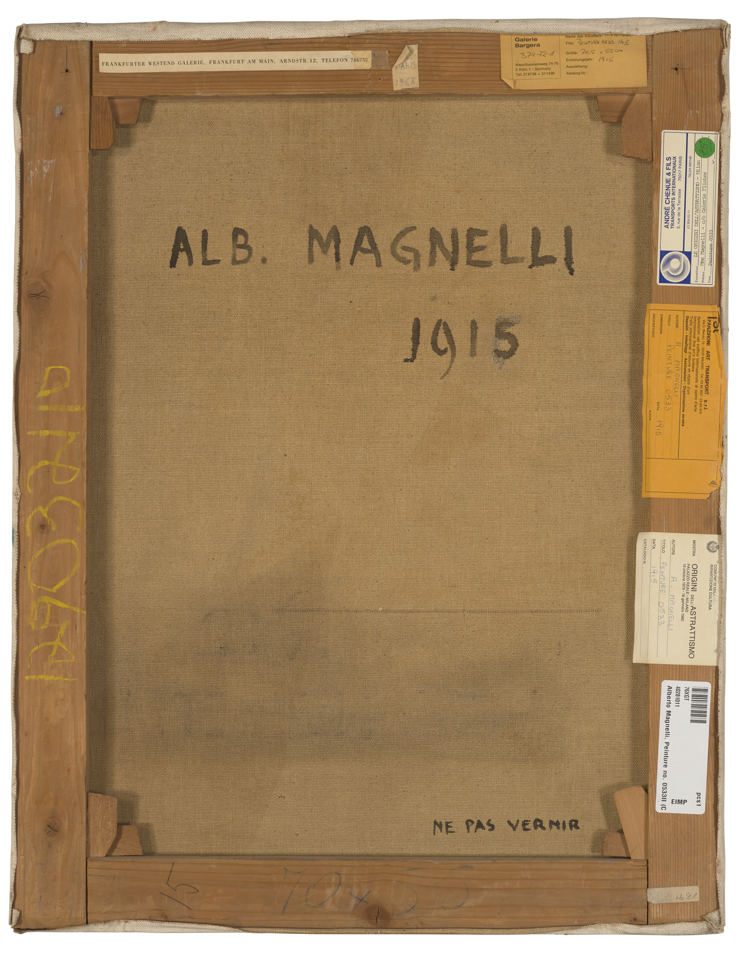 Alberto Magnelli — Питтура № 0533 II, изображение 2