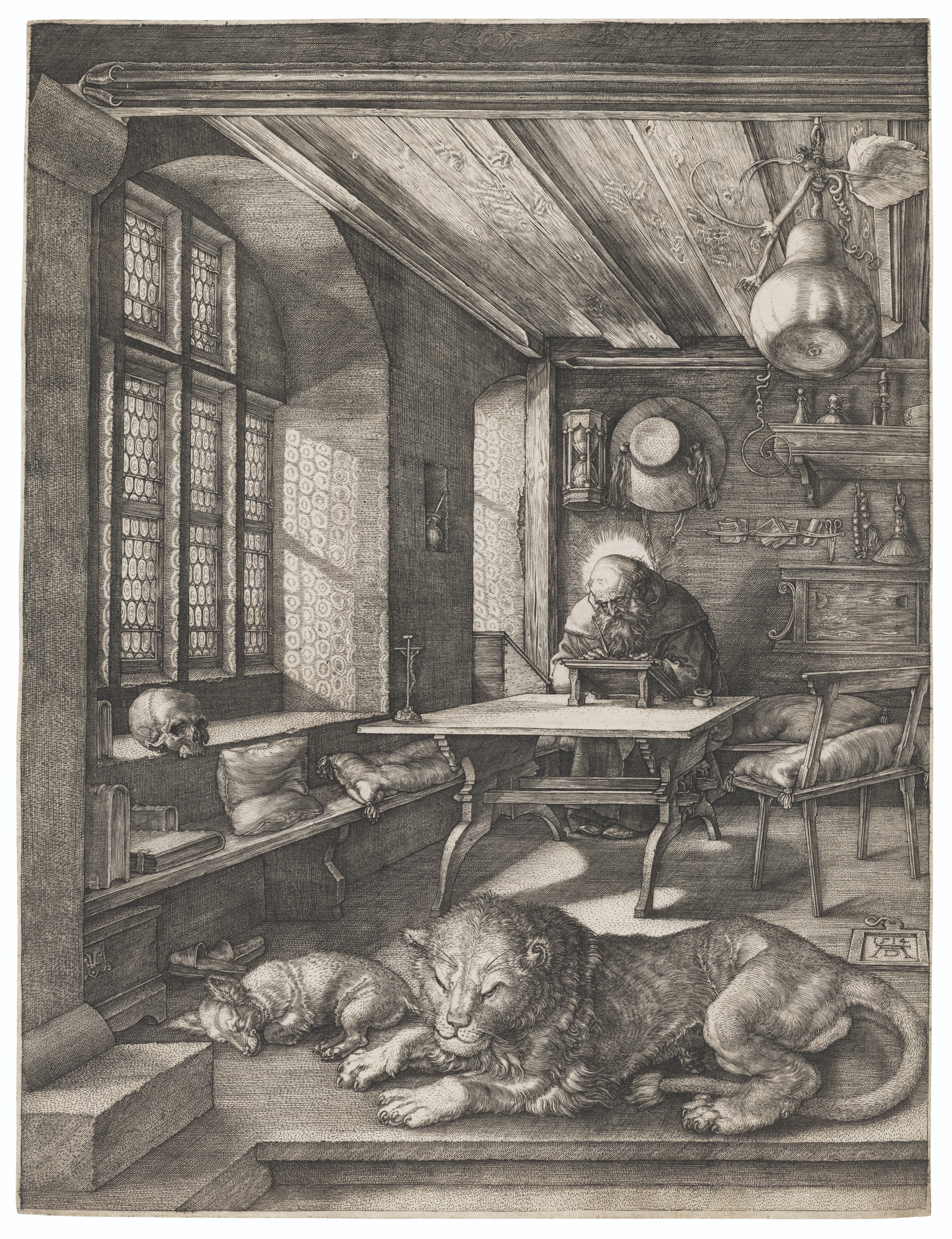 Albrecht Dürer — Святой Иероним в своем кабинете