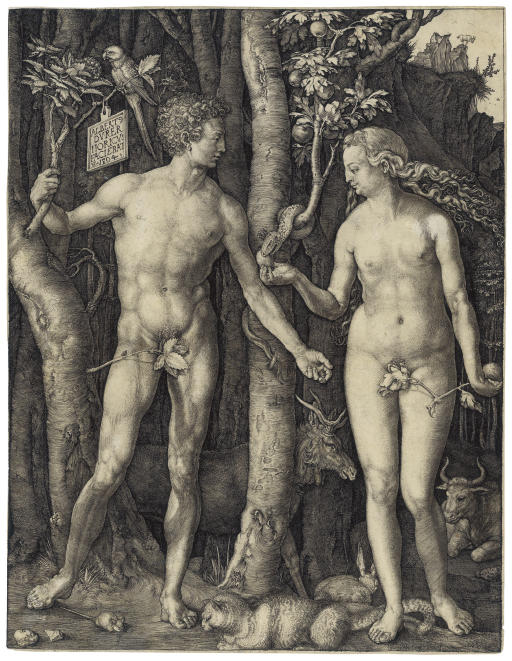 Albrecht Dürer — Адам и Ева (бакалавриат, магистратура, Зал. 1; С.М.С. 39)