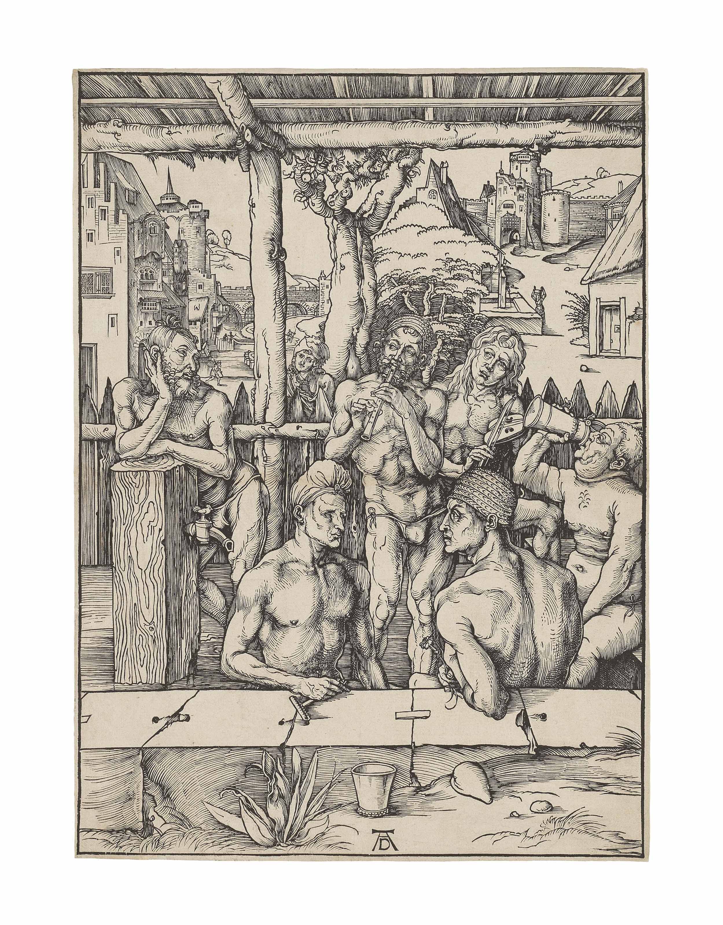 Albrecht Dürer — Баня (B. 128; M., Зал. 266; S.M.S. 107)