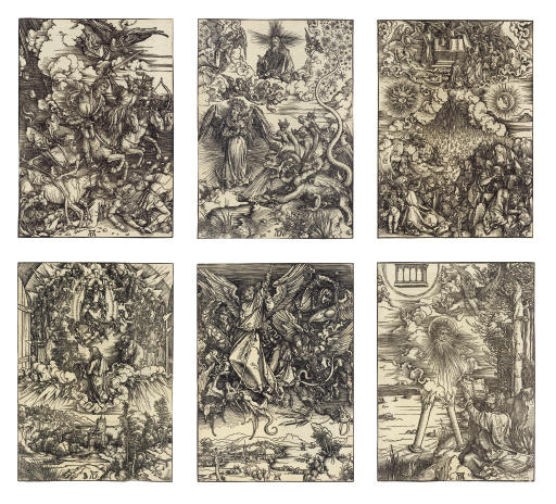 Albrecht Dürer — Апокалипсис (Б. 60-75; М., гл. 163-178; С.М.С. 109-126)