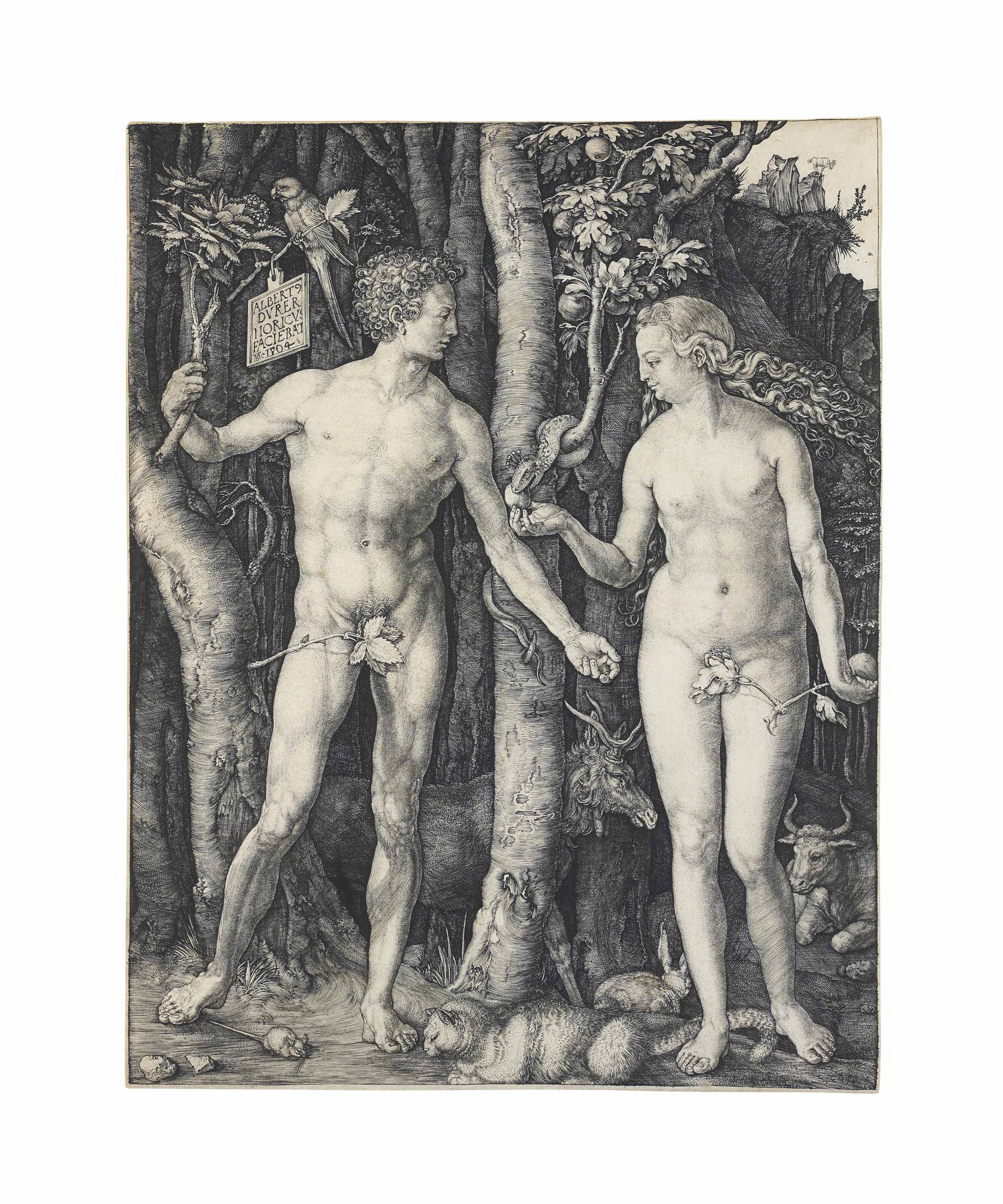 Albrecht Dürer — Адам и Ева (бакалавриат, магистратура, Зал. 1; С.М.С. 39)