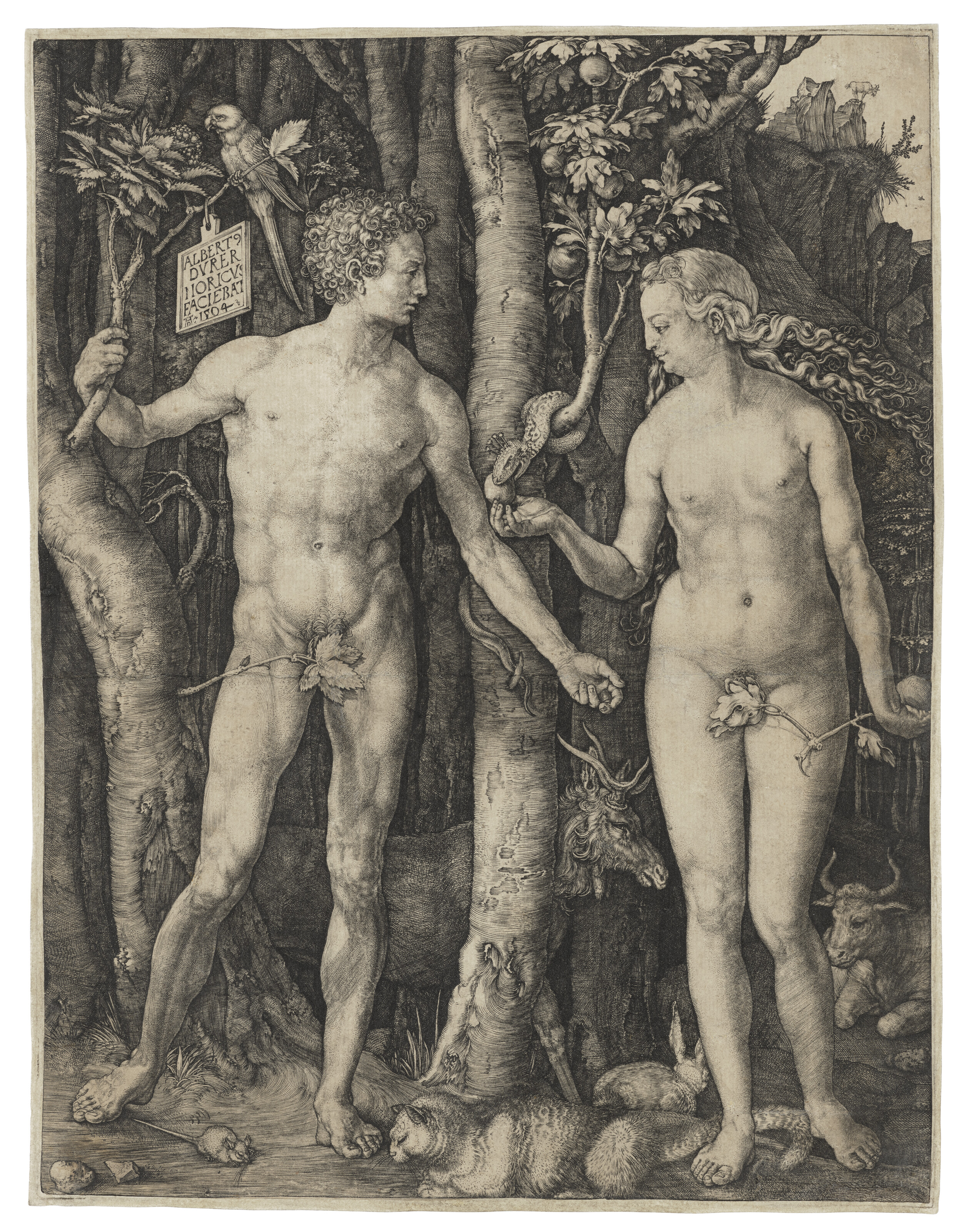 Albrecht Dürer — Адам и Ева