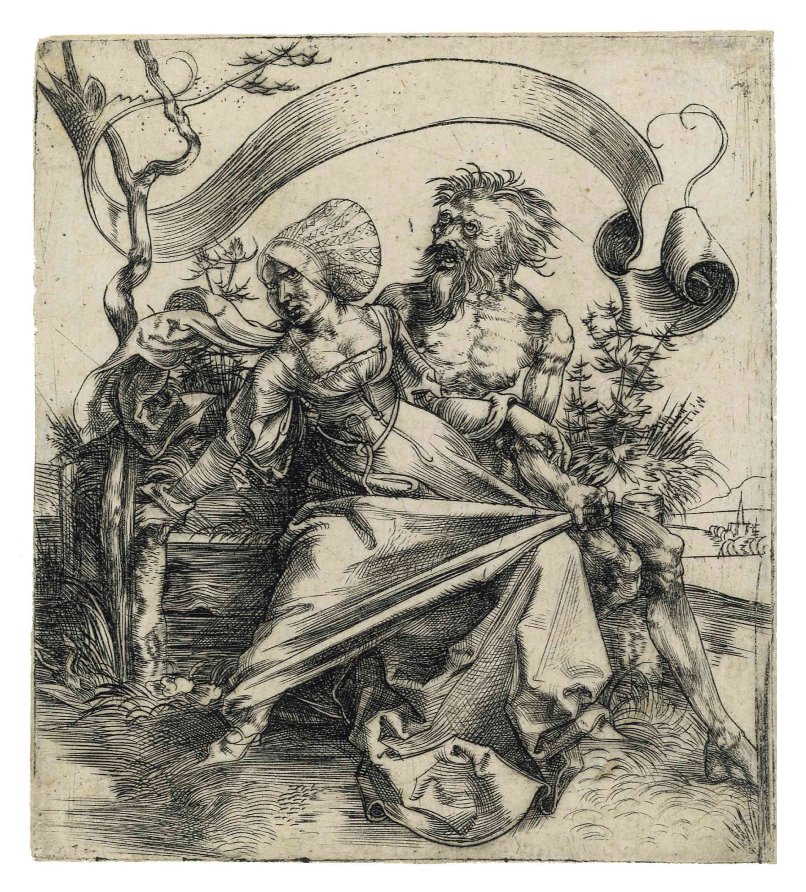 Albrecht Dürer — "Насильник" (Б. 92; Медер, Холл 76; Шох, Менде, Шербаум 1)