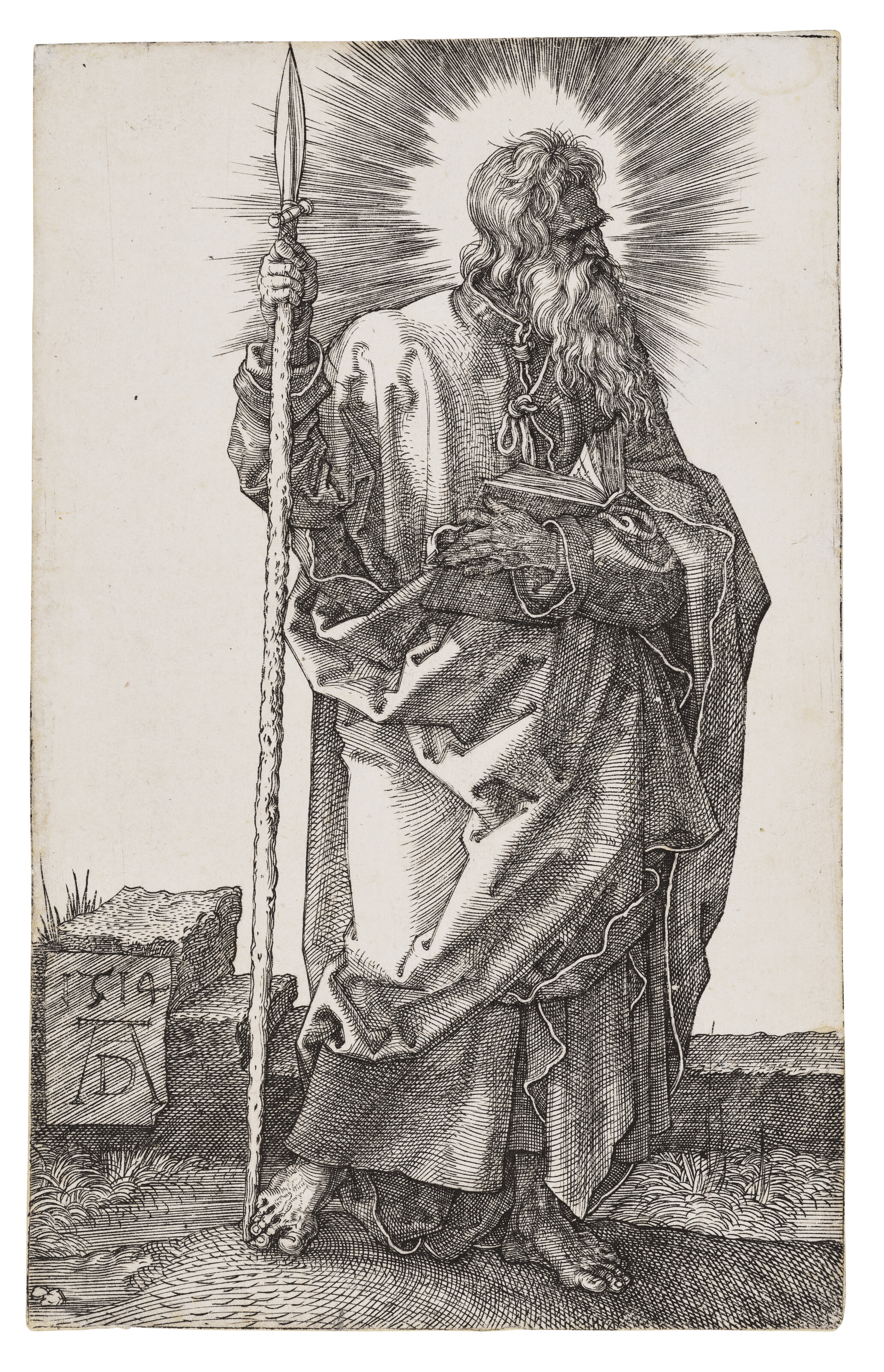 Albrecht Dürer — Пять апостолов: святые Варфоломей, Павел, Филипп, Симон и Фома, изображение 3