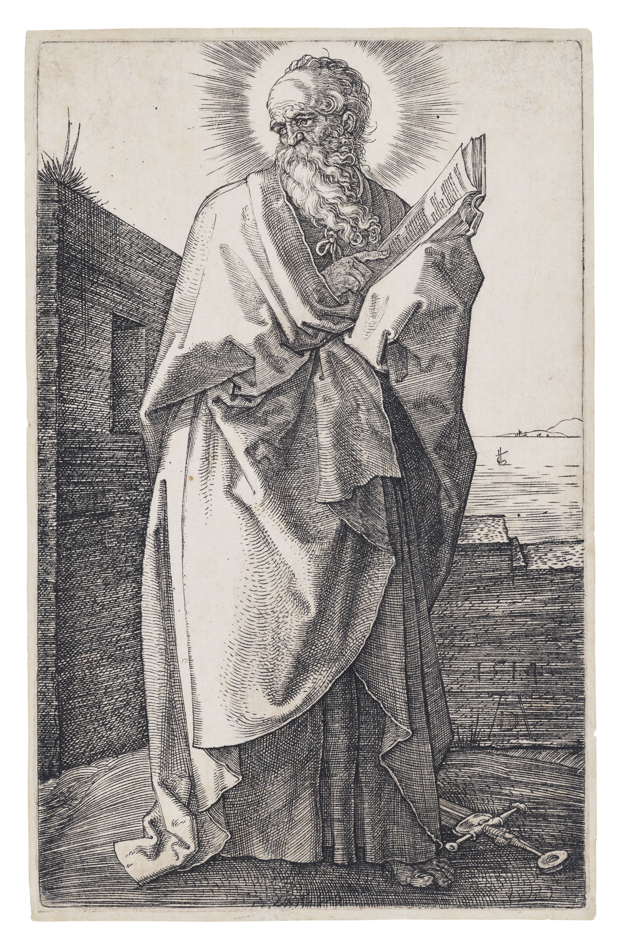 Albrecht Dürer — Пять апостолов: святые Варфоломей, Павел, Филипп, Симон и Фома, изображение 4