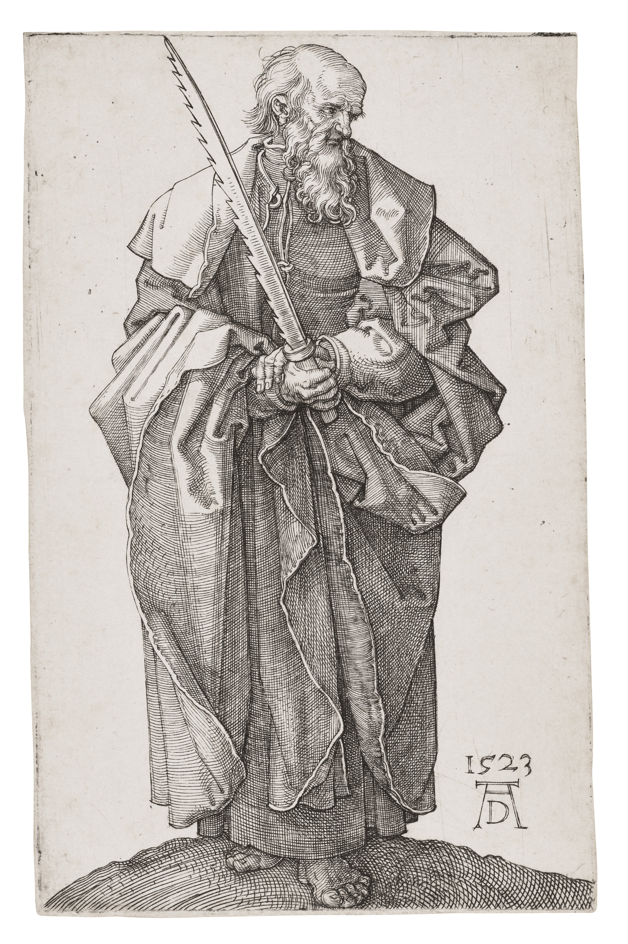 Albrecht Dürer — Пять апостолов: святые Варфоломей, Павел, Филипп, Симон и Фома, изображение 5