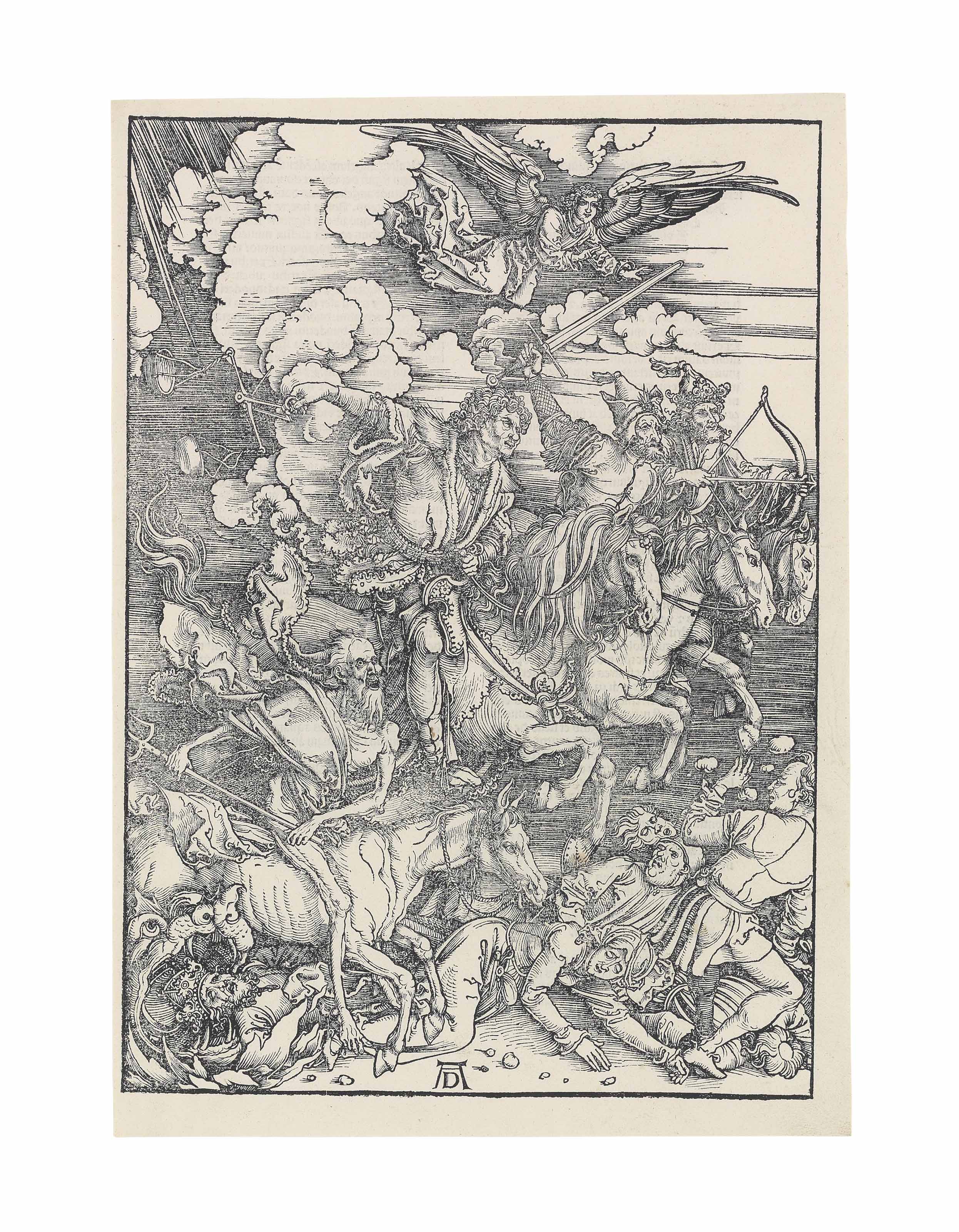 Albrecht Dürer — Четыре всадника Апокалипсиса, из "Апокалипсиса" (B. 64; M. Holl. 167; S.M.S. 115)