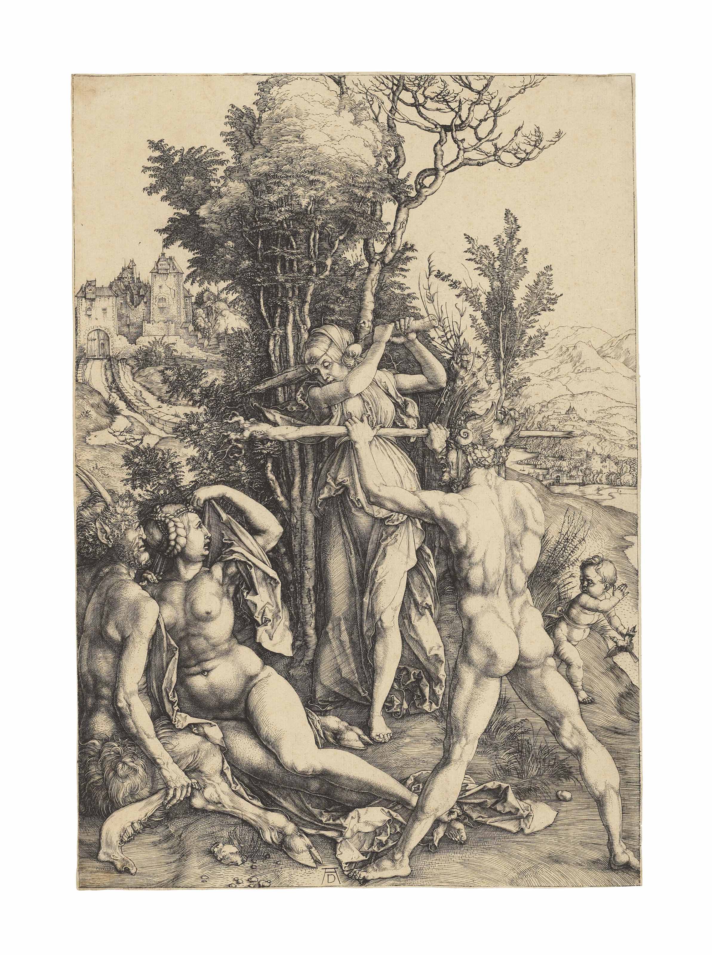 Albrecht Dürer — Геракл на распутье (Б. 73; М., Зал. 63; С.М.С. 22)