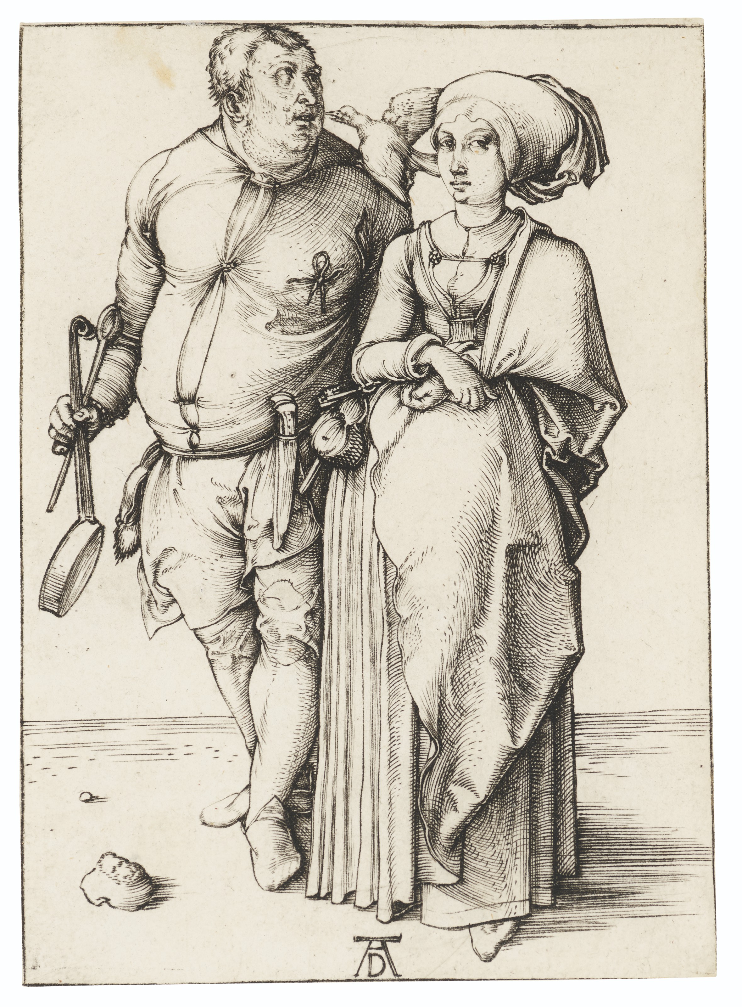 Albrecht Dürer — Повар и его жена