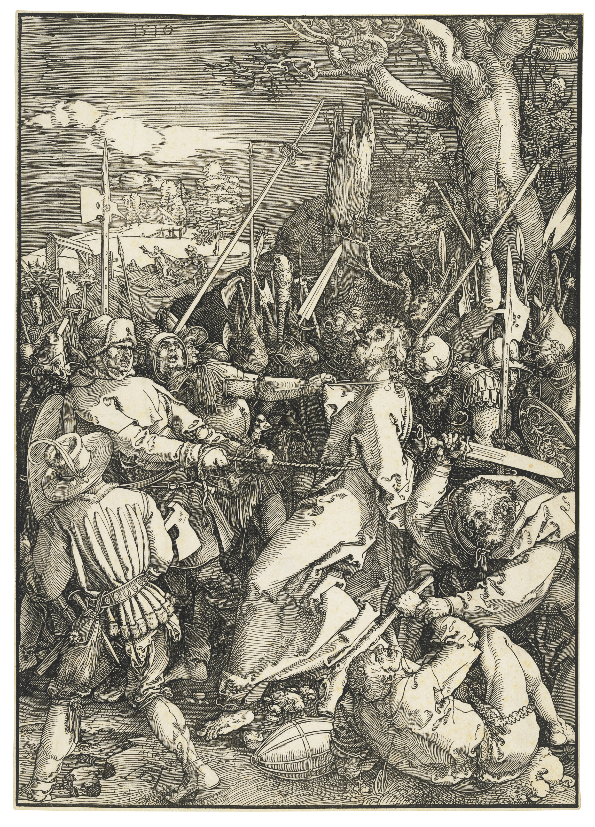 Albrecht Dürer — Пленение Христа, из книги "Великие страсти"