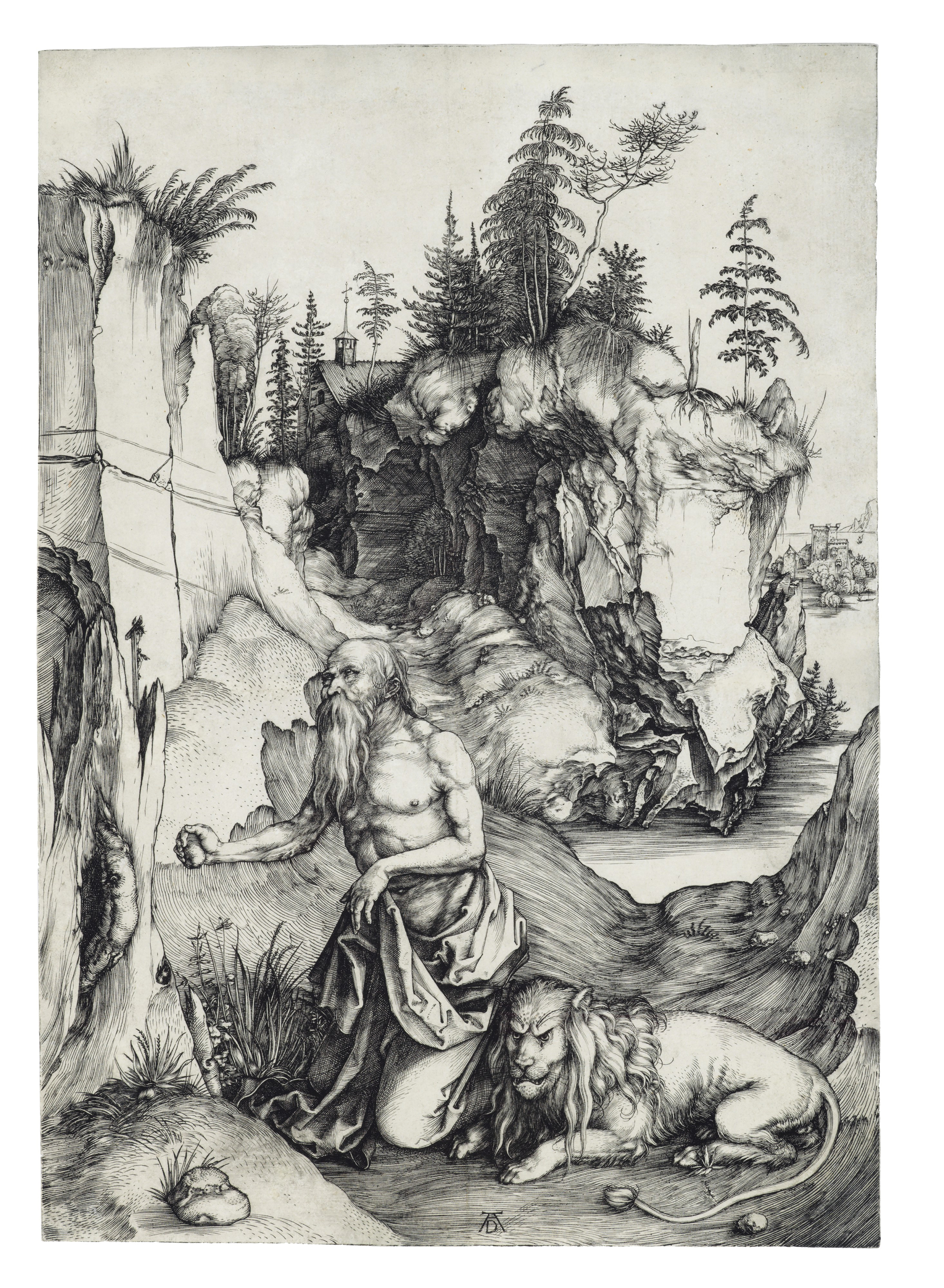 Albrecht Dürer — Святой Иероним в покаянии