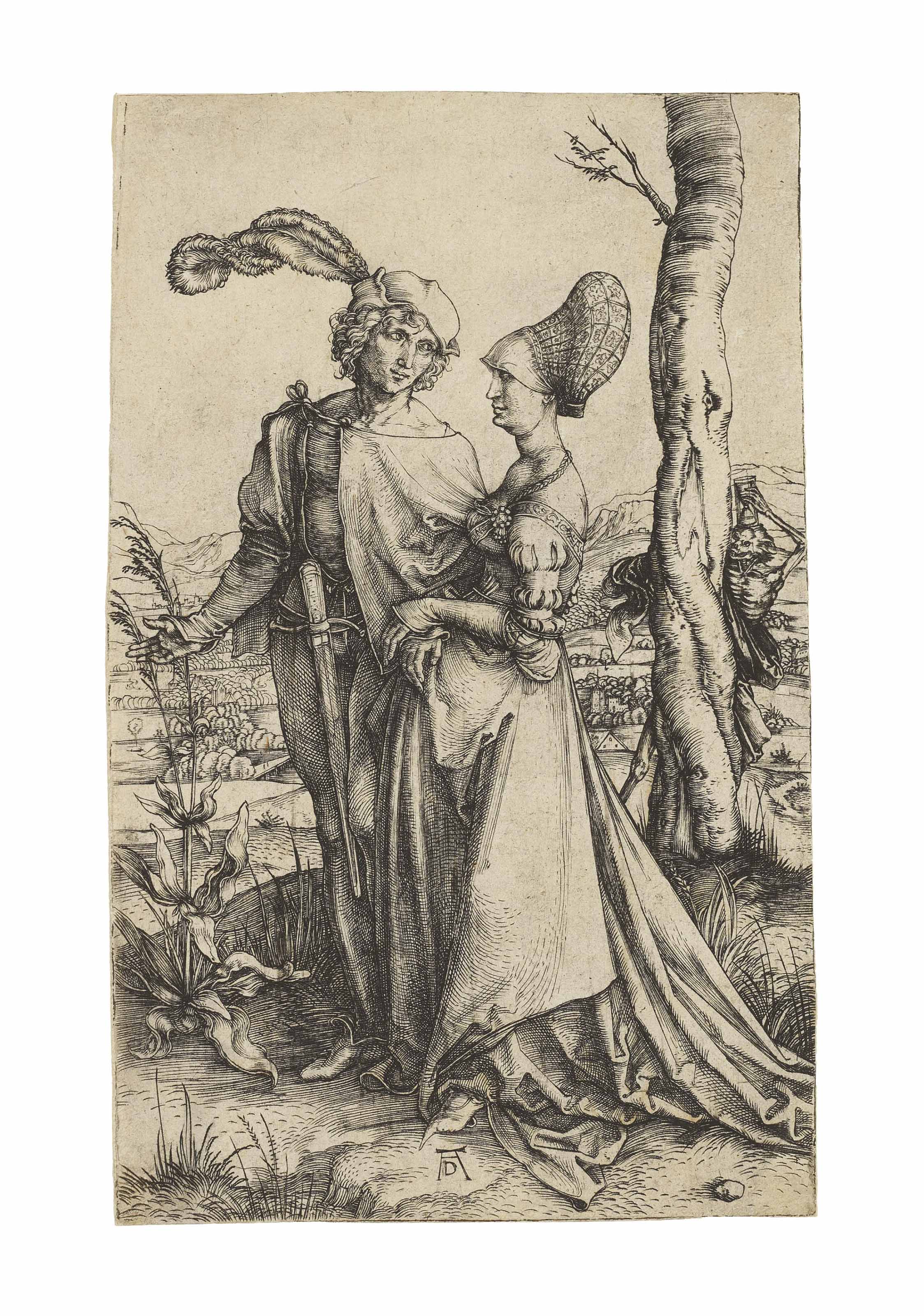 Albrecht Dürer — Променад (Б. 94; М., Холл. 83; С.М.С. 19)