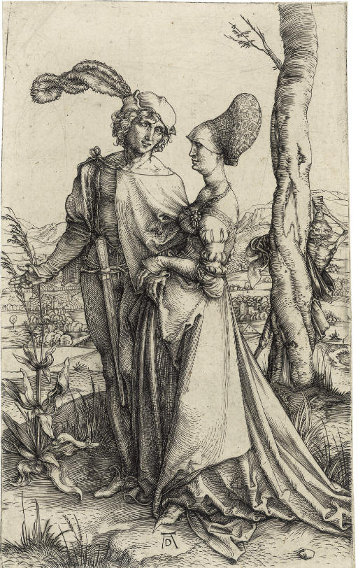 Albrecht Dürer — Променад (Б. 94; М., Холл. 83; С.М.С. 19)