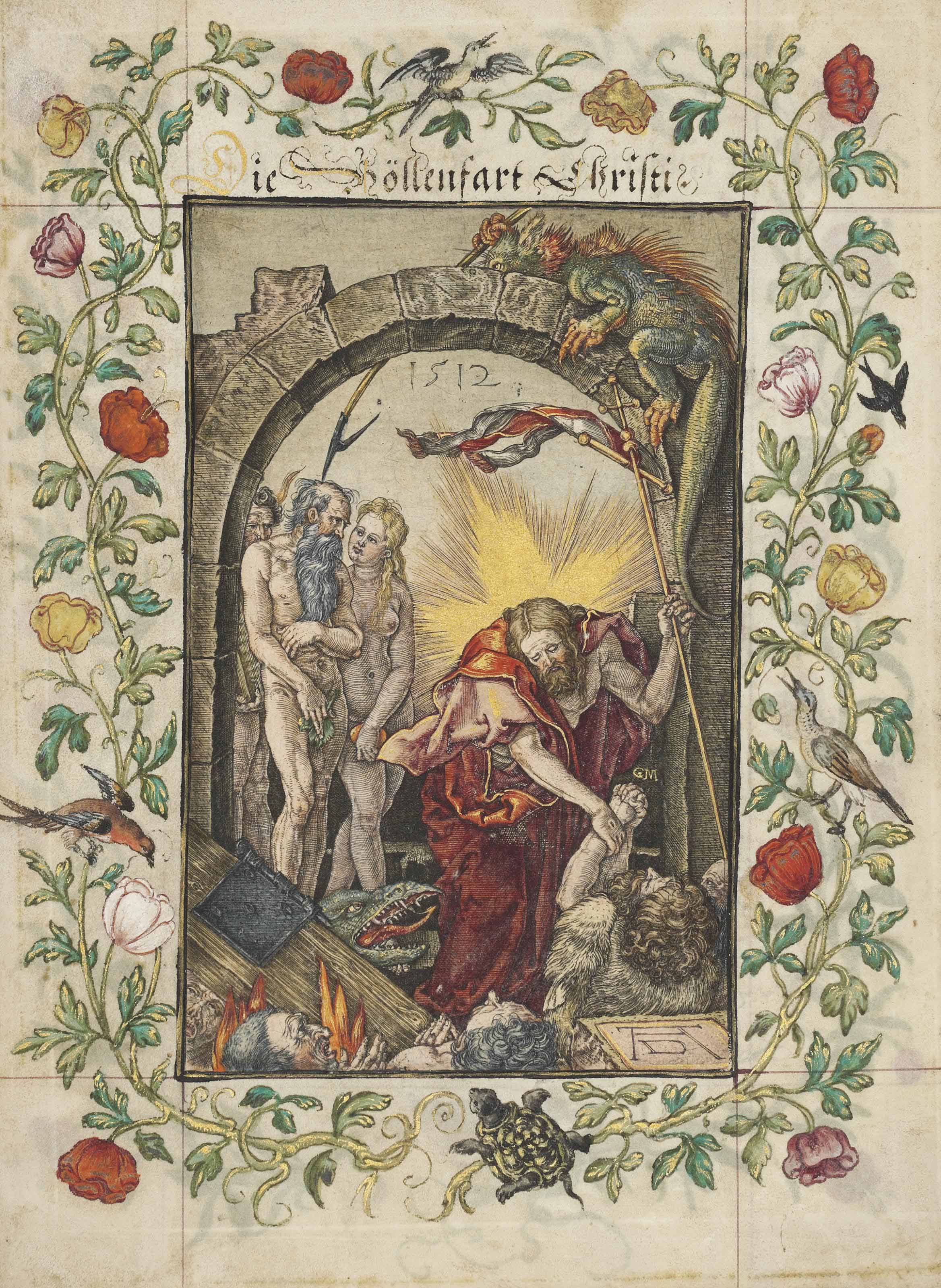Albrecht Dürer — Христос в подвешенном состоянии, из "Страстей господних" (Б., М., Зал. 16; С.М.С. 58)