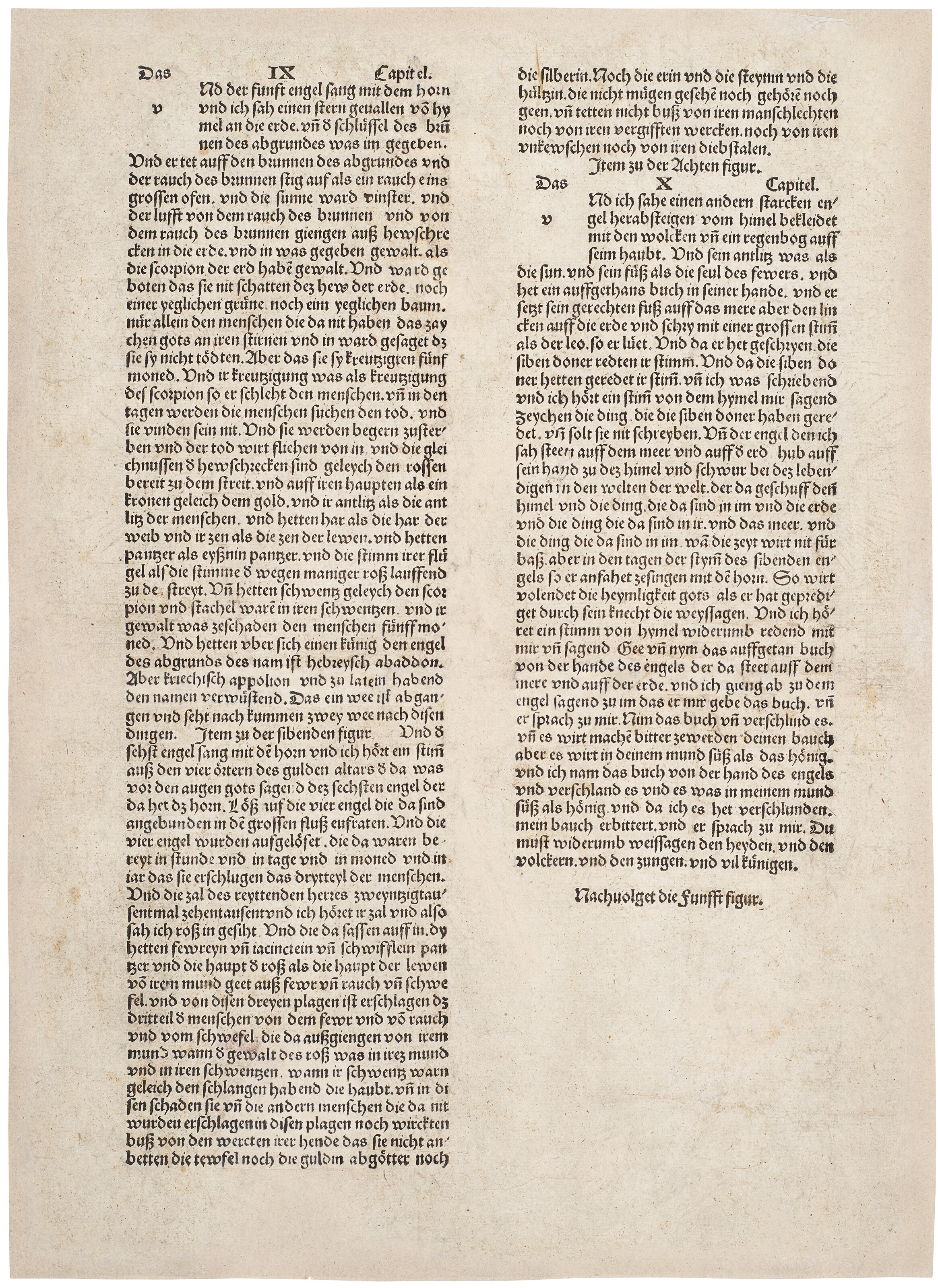 Albrecht Dürer — Снятие пятой и Шестой печатей, из книги "Апокалипсис", изображение 2