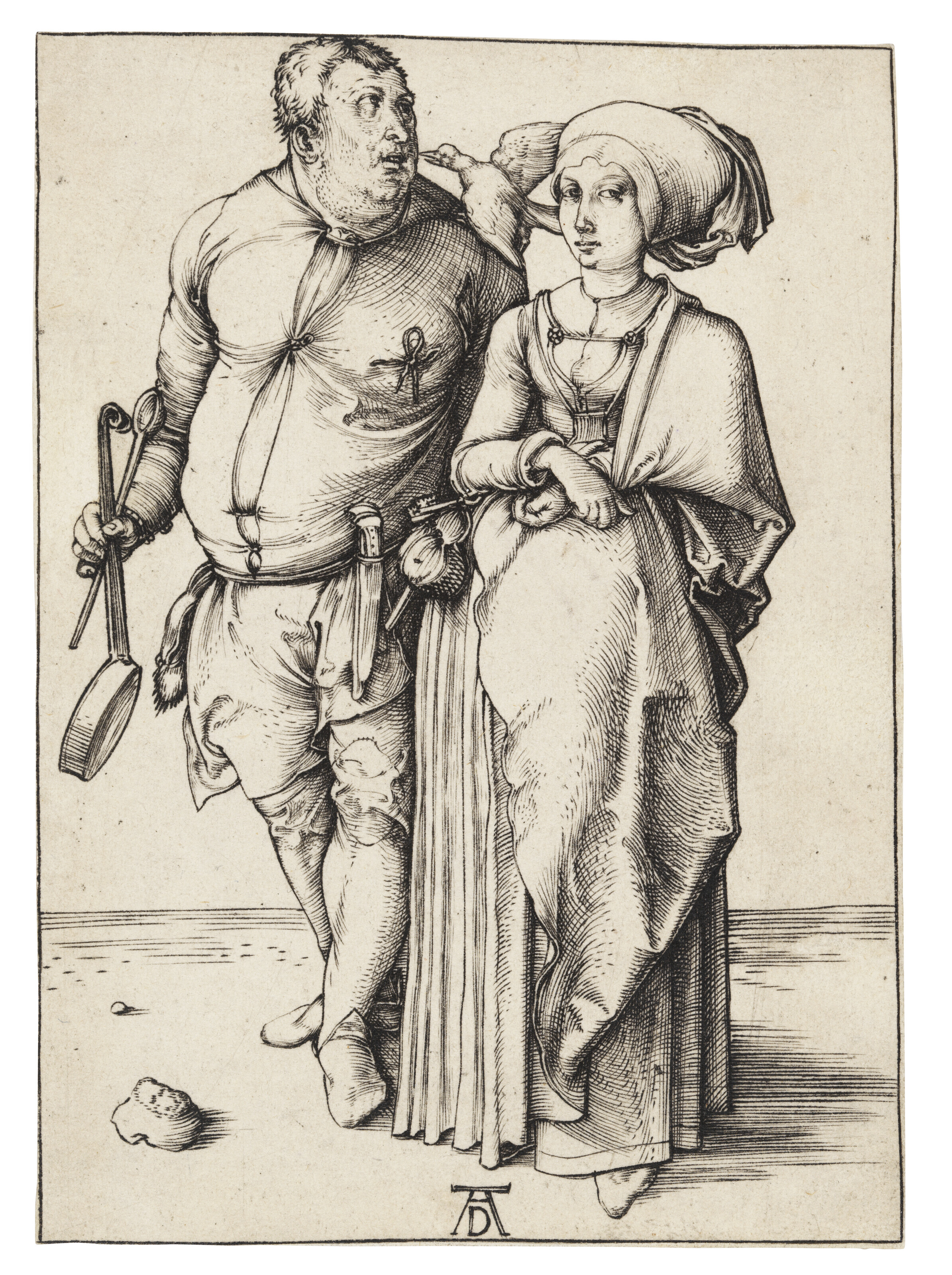 Albrecht Dürer — Повар и его жена