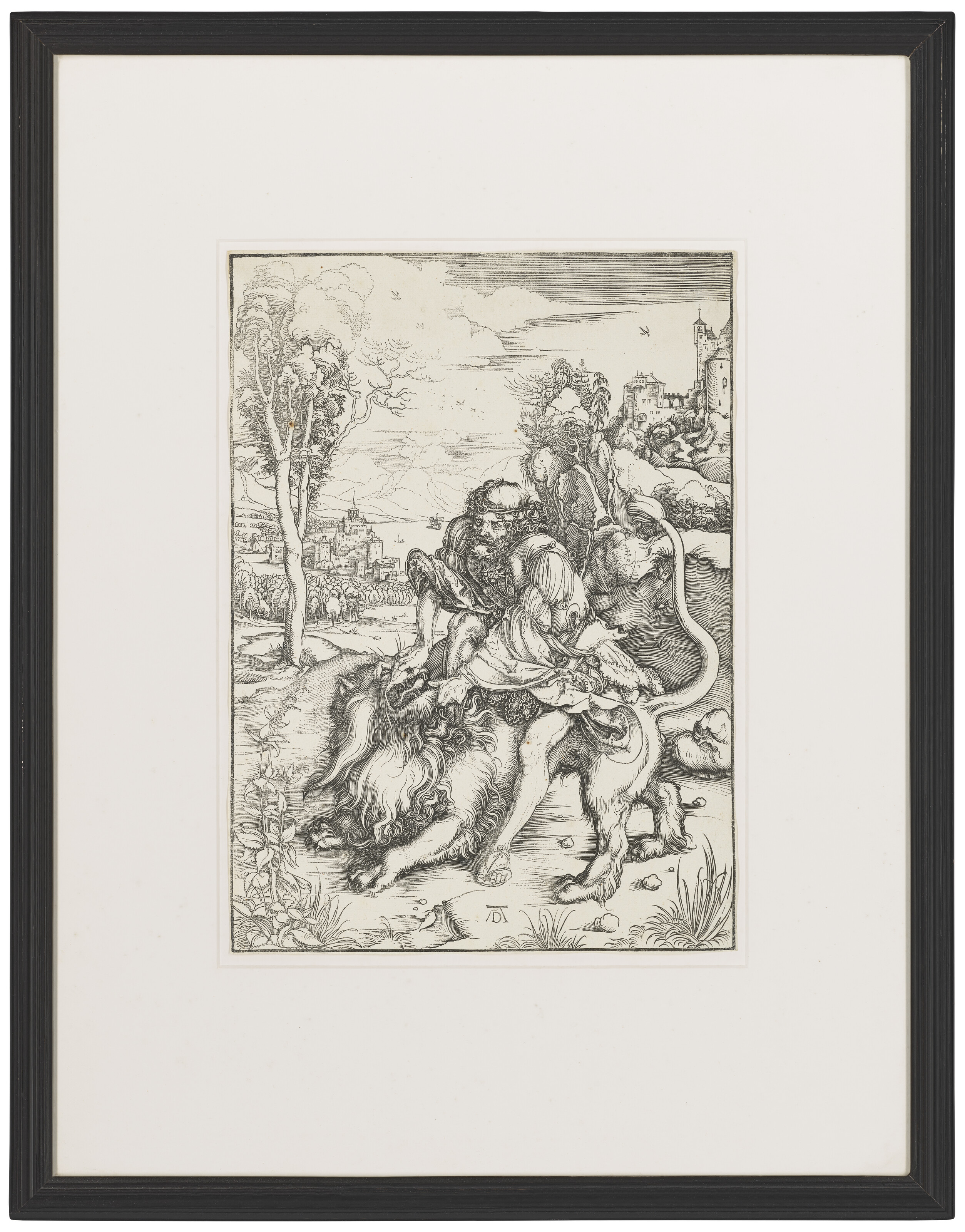Albrecht Dürer — Самсон, раздирающий Льва, изображение 2