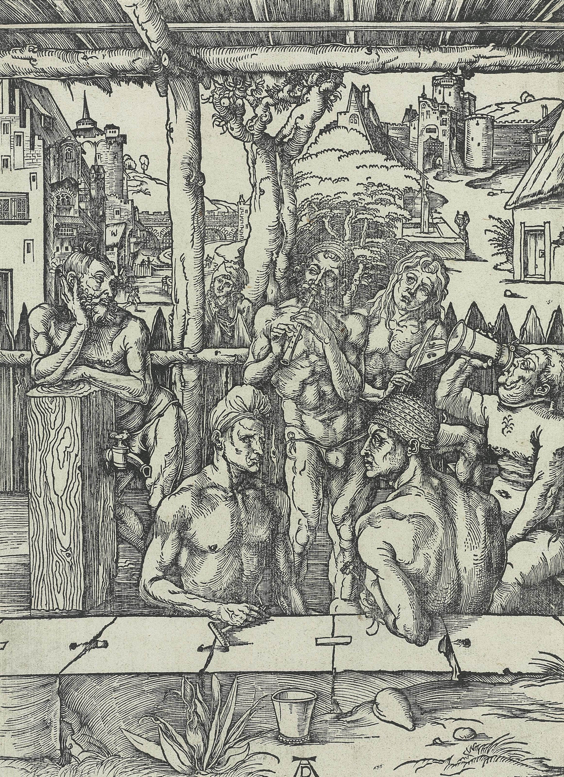 Albrecht Dürer — Баня (B. 128; M. 266; S.M.S. 107)